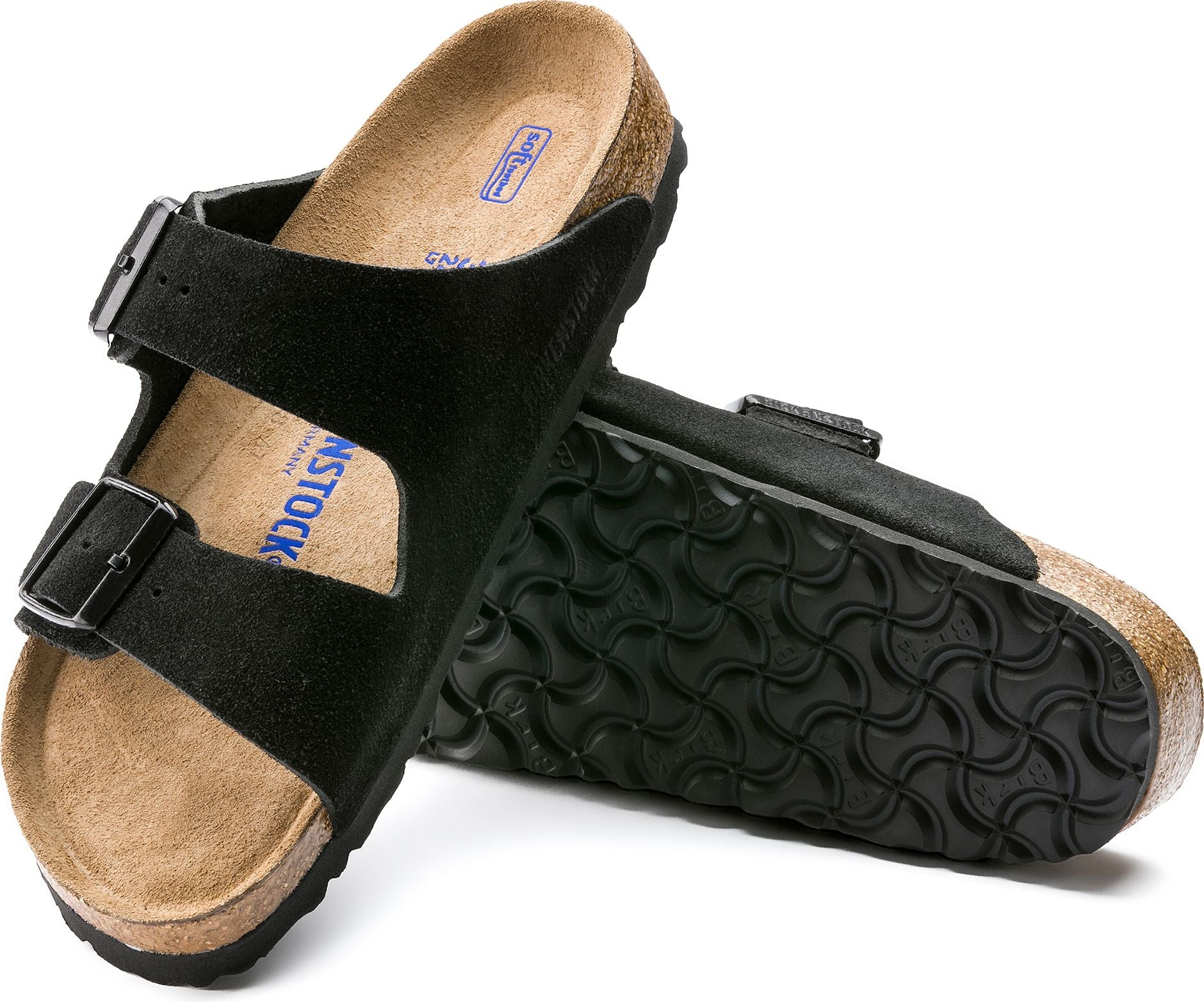 Arizona Soft Footbed Suede Black - Regular Fit - Image 3