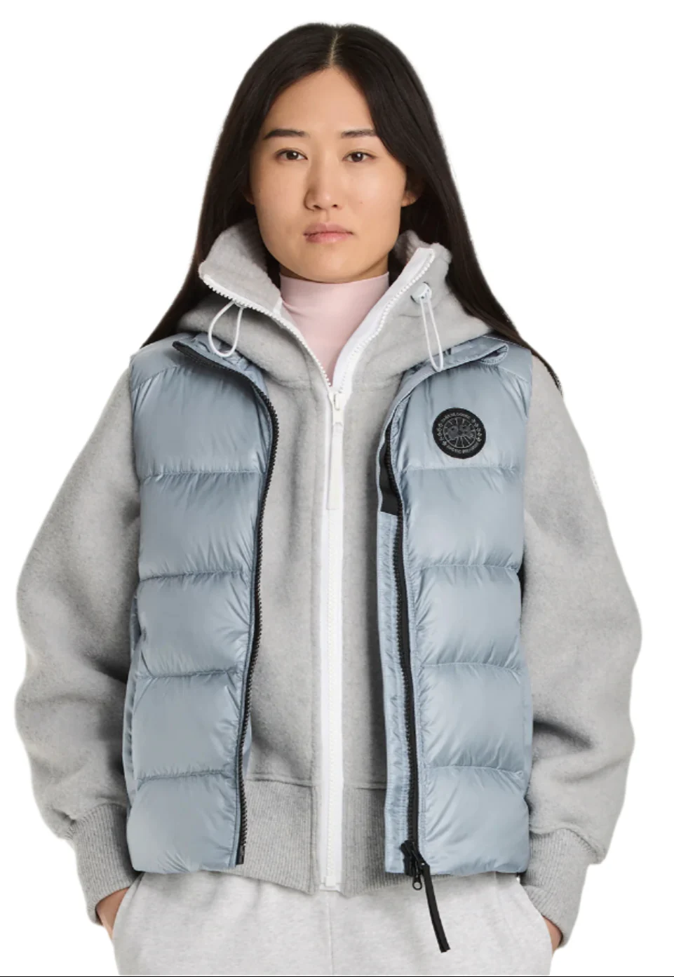 Cypress Vest Black Disc Light Ozone Blue