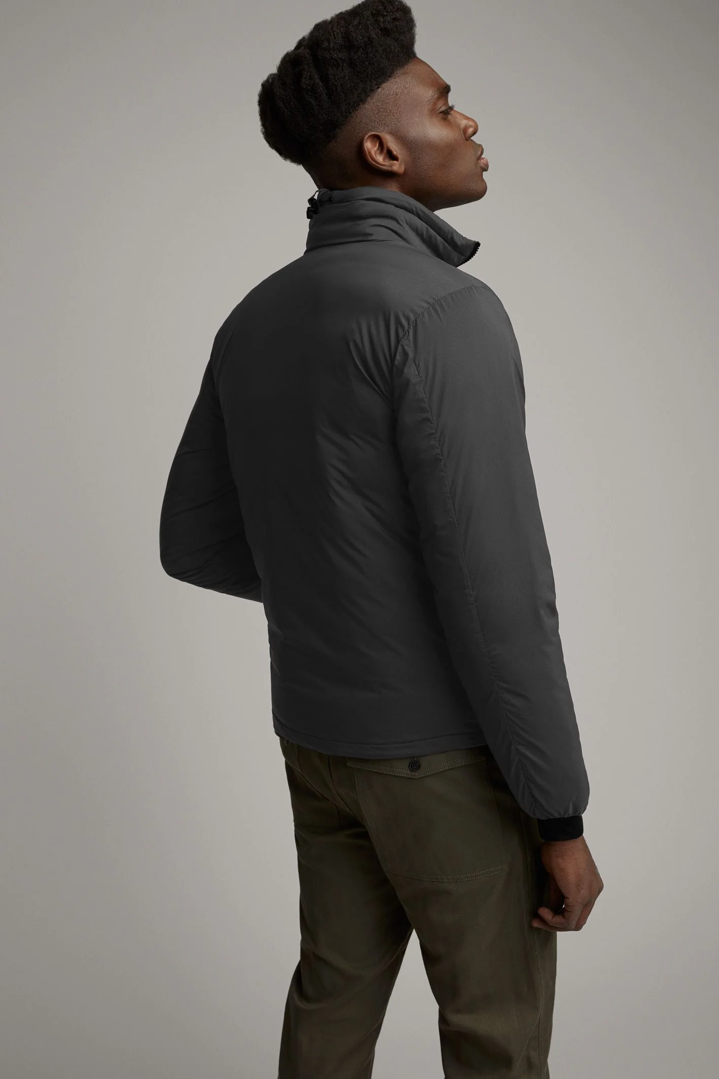 Lodge Down Jacket Matte Finish Graphite - Image 3