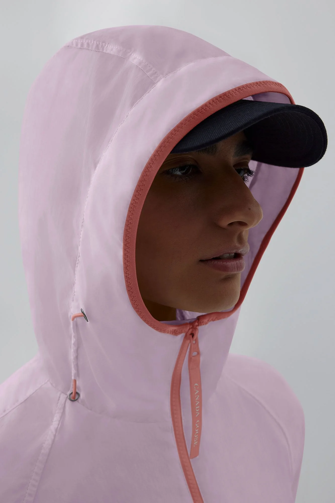 Lundell Wind Jacket Black Disc Sunsetpink - Image 5