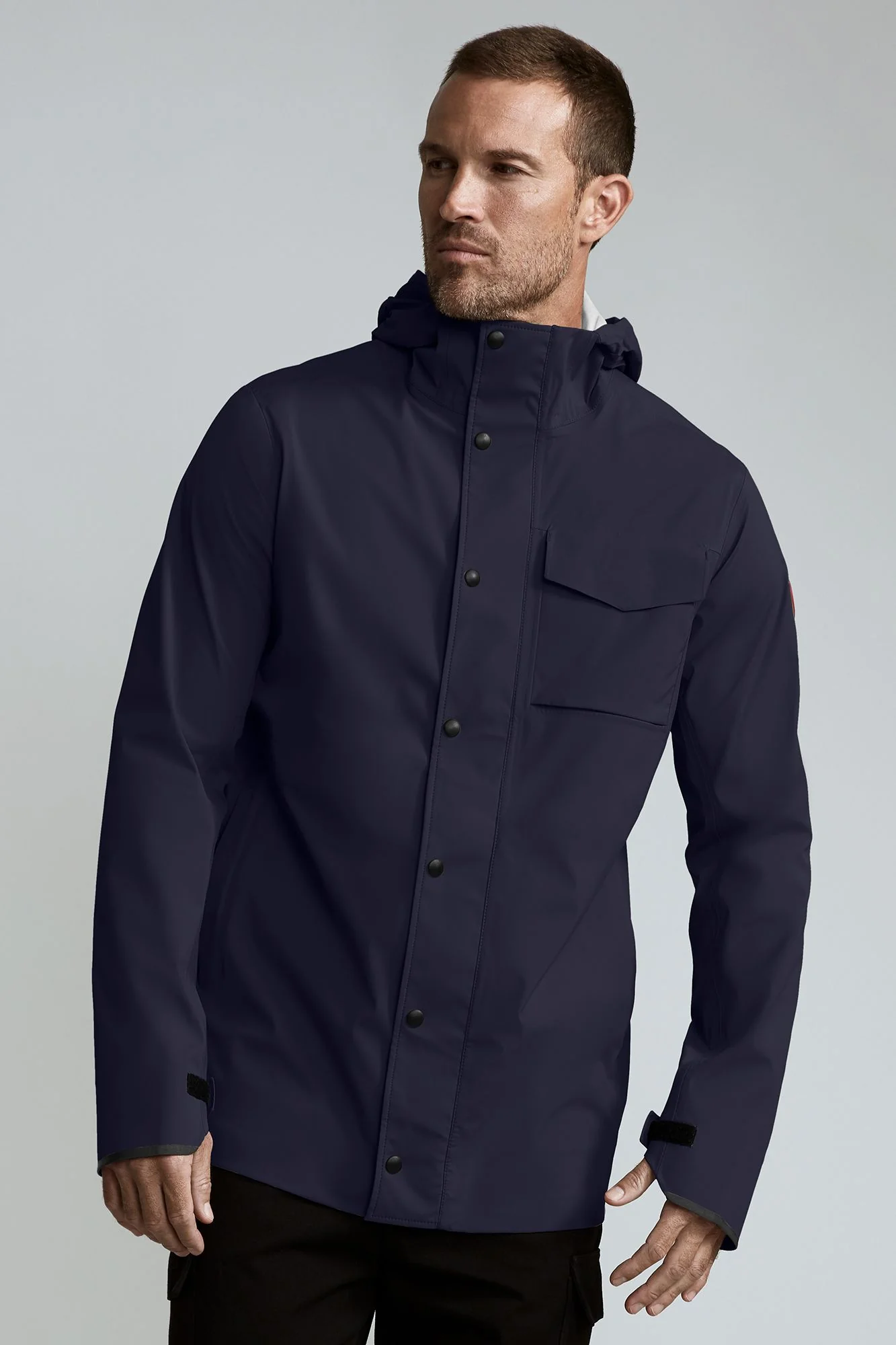 Nanaimo Rain Jacket Navy - Image 2