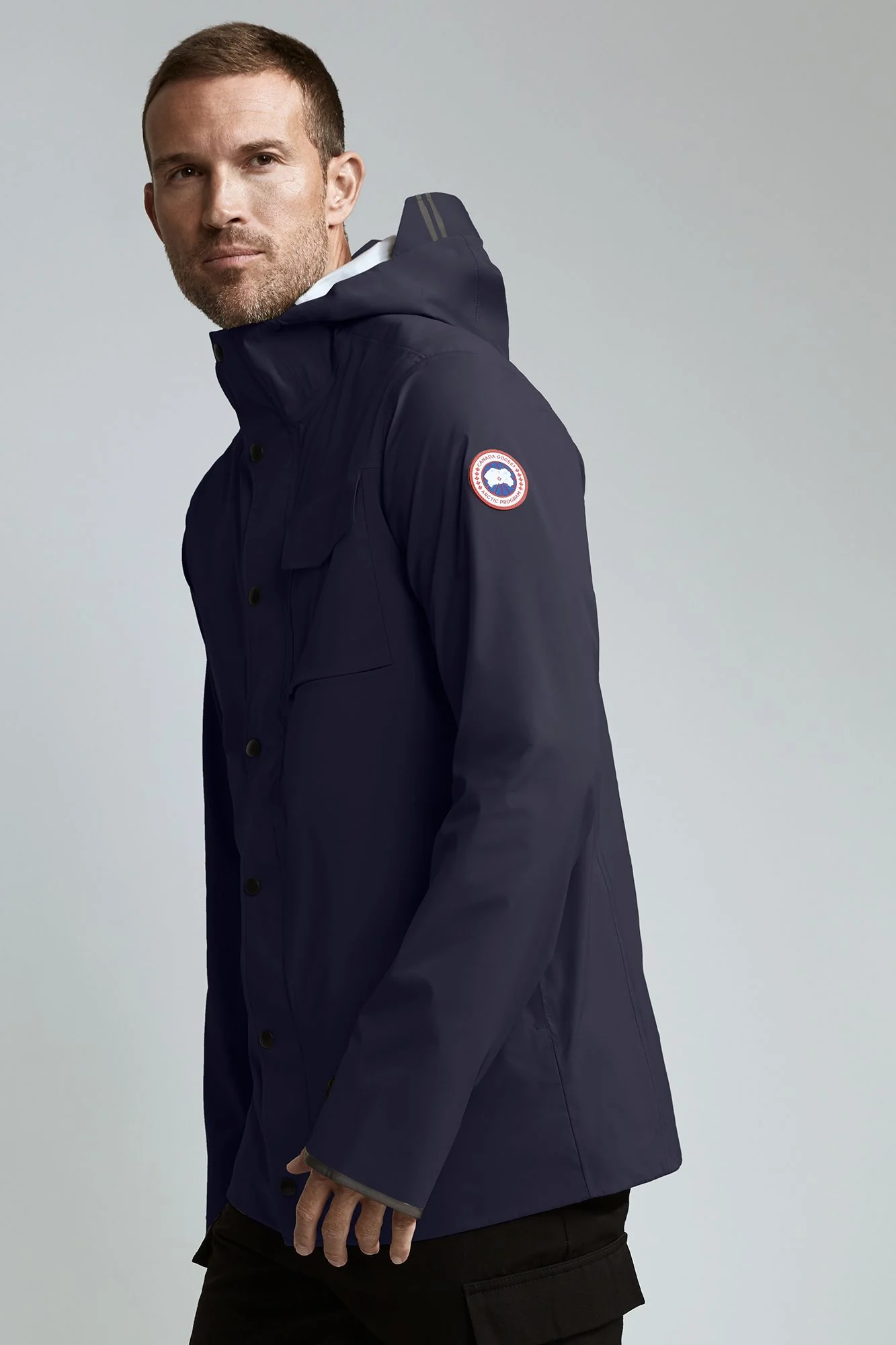 Nanaimo Rain Jacket Navy - Image 4