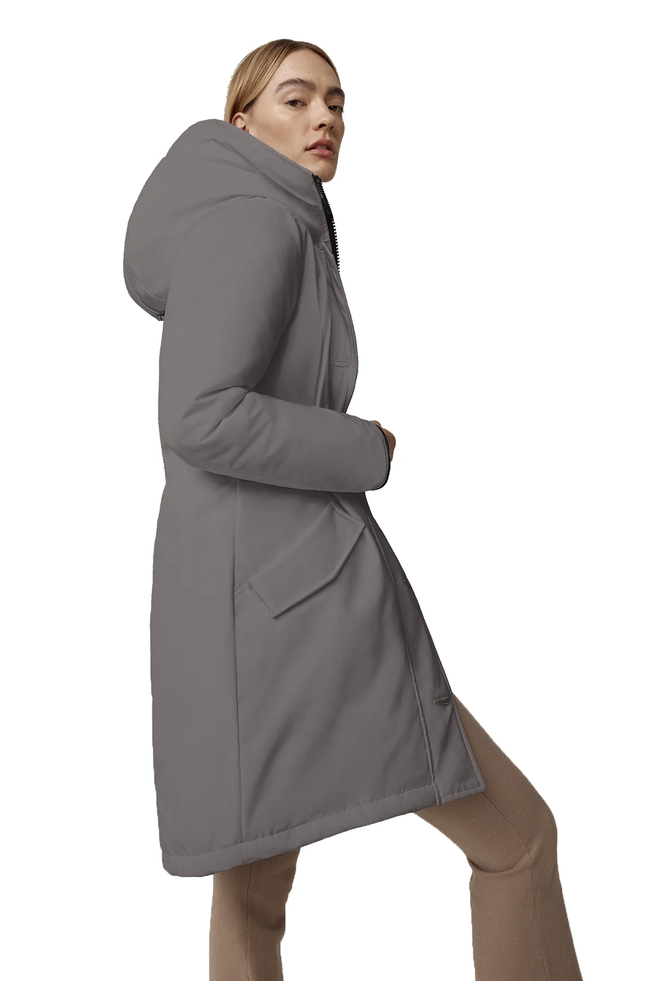 Rossclair Parka Black Label Coastal Grey - Image 4
