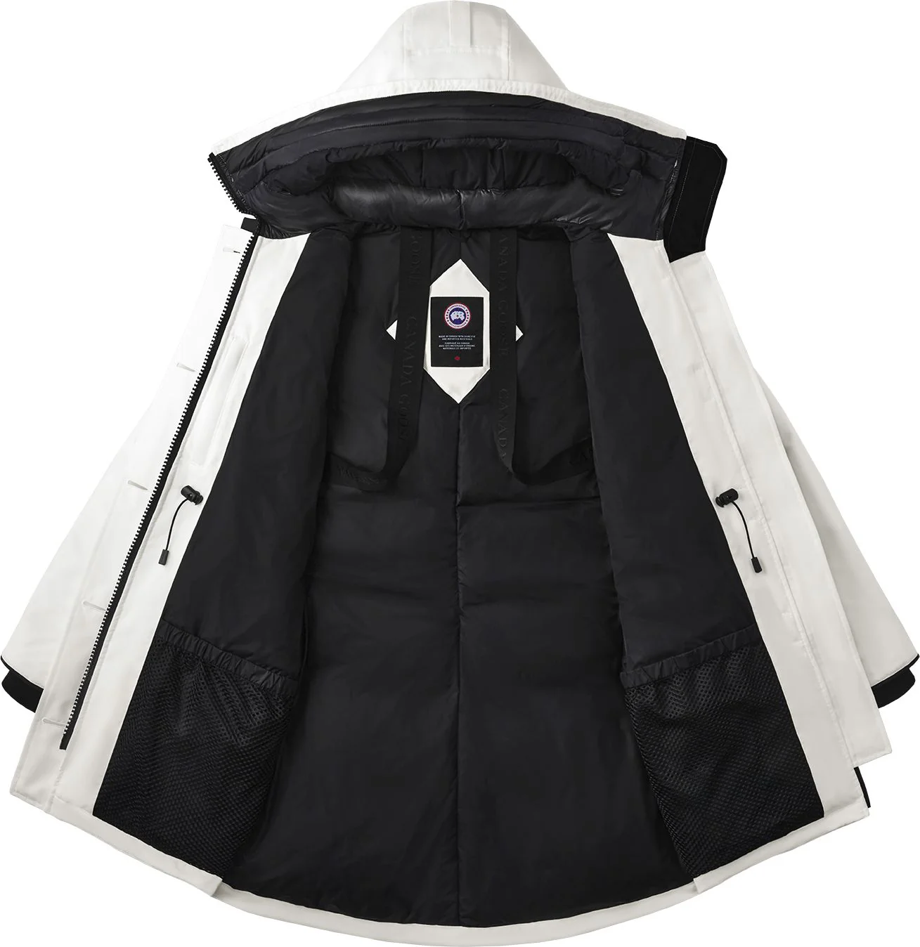 Rossclair Parka Black Label North Star White - Image 2