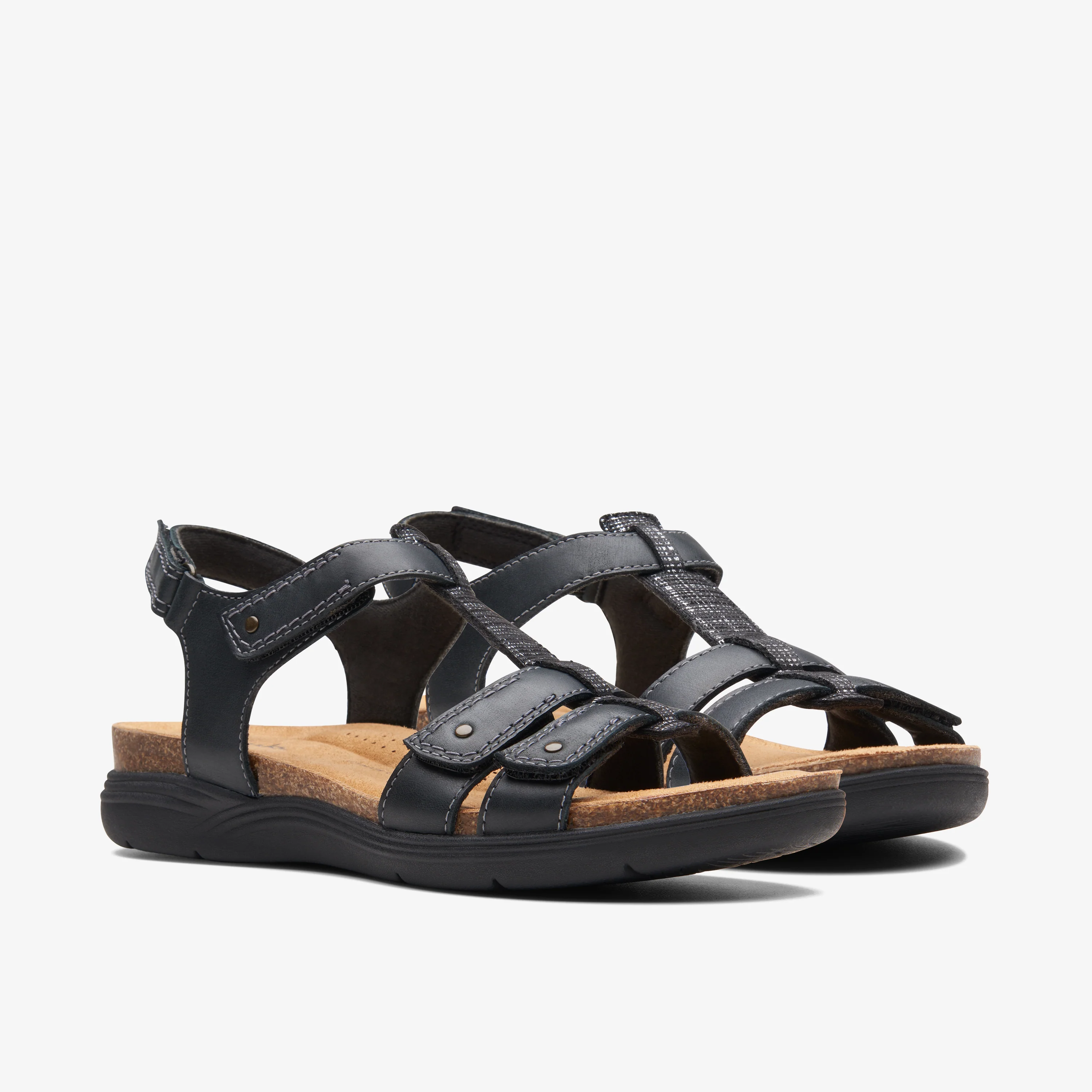 April Cove Leather Black Leather