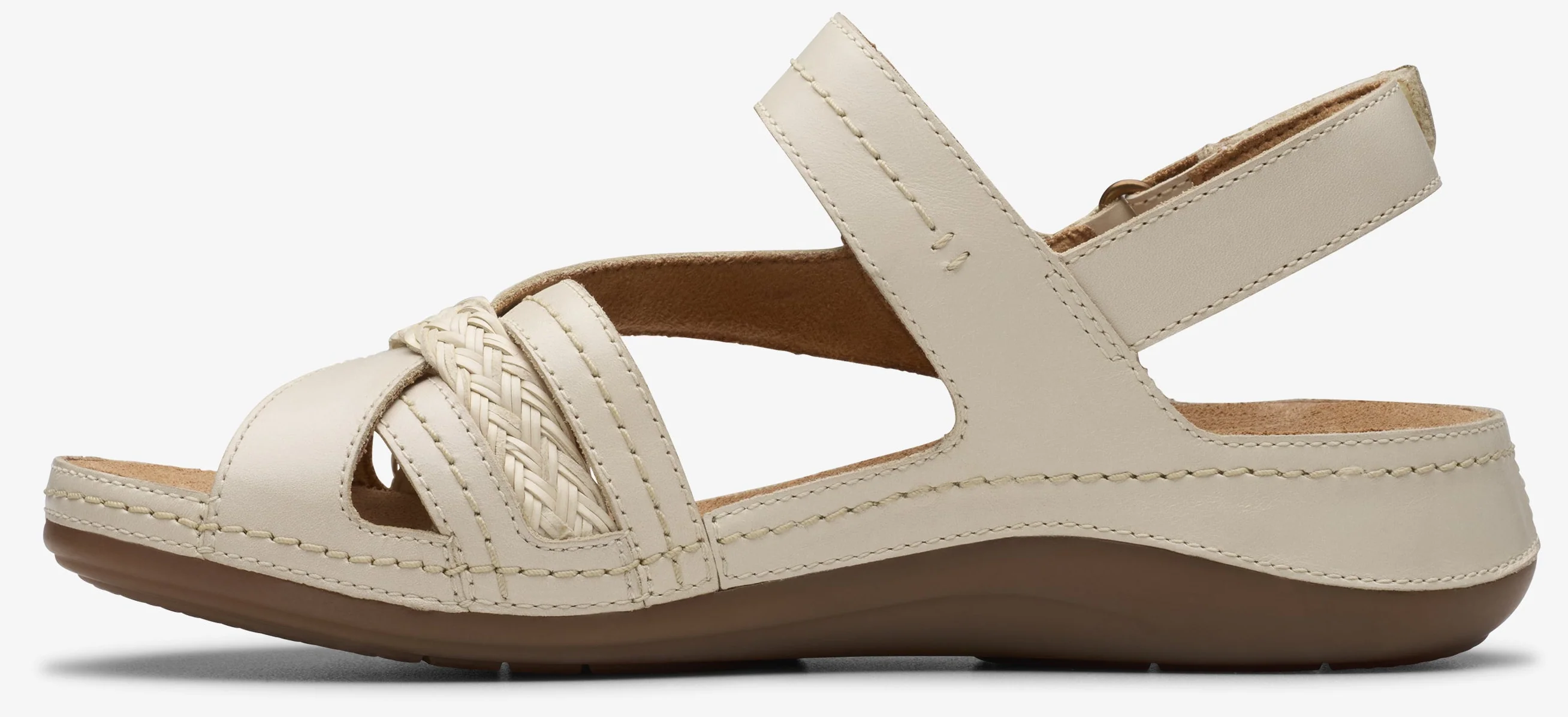 Cecily Strap Cream Leather - Image 2