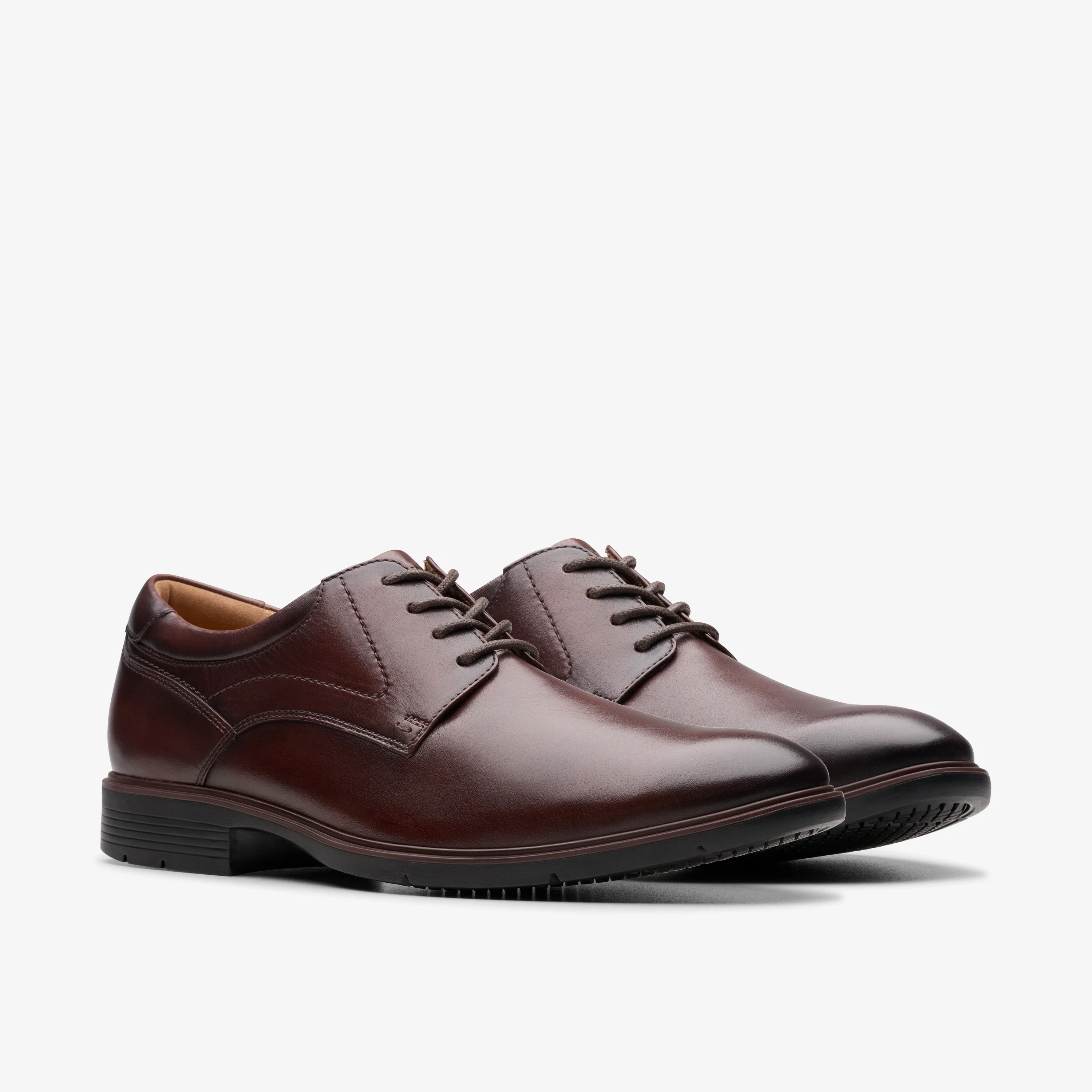Eldredge Plain Dark Brown Leather