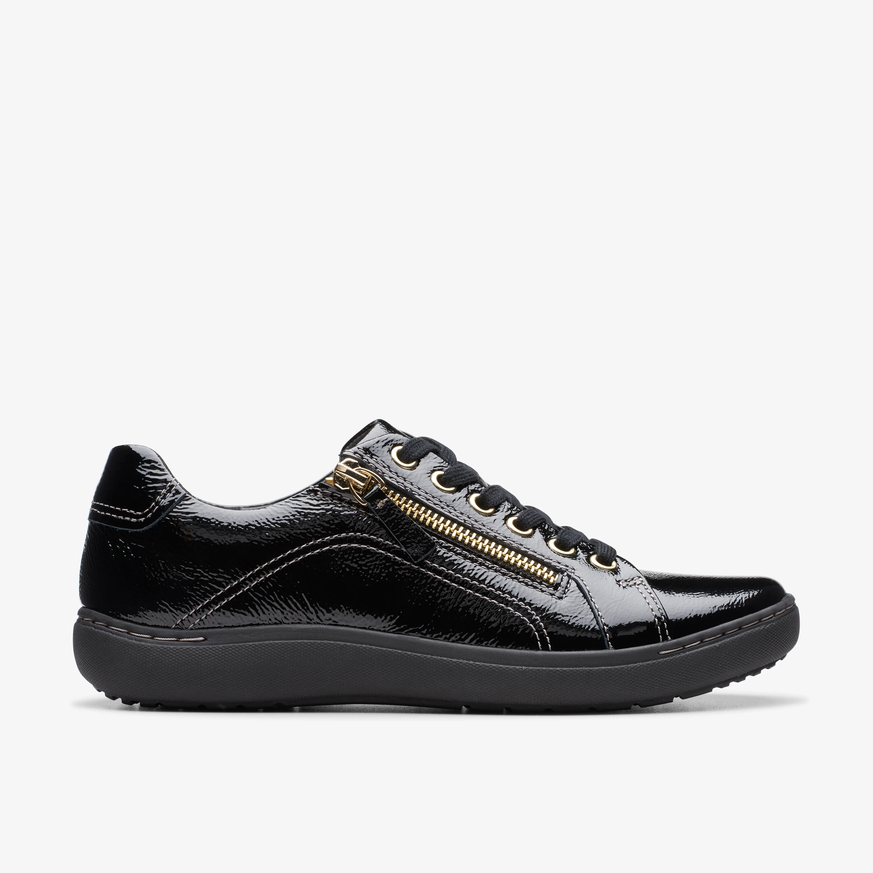 Nalle Lace Leather Black Pat - Image 2
