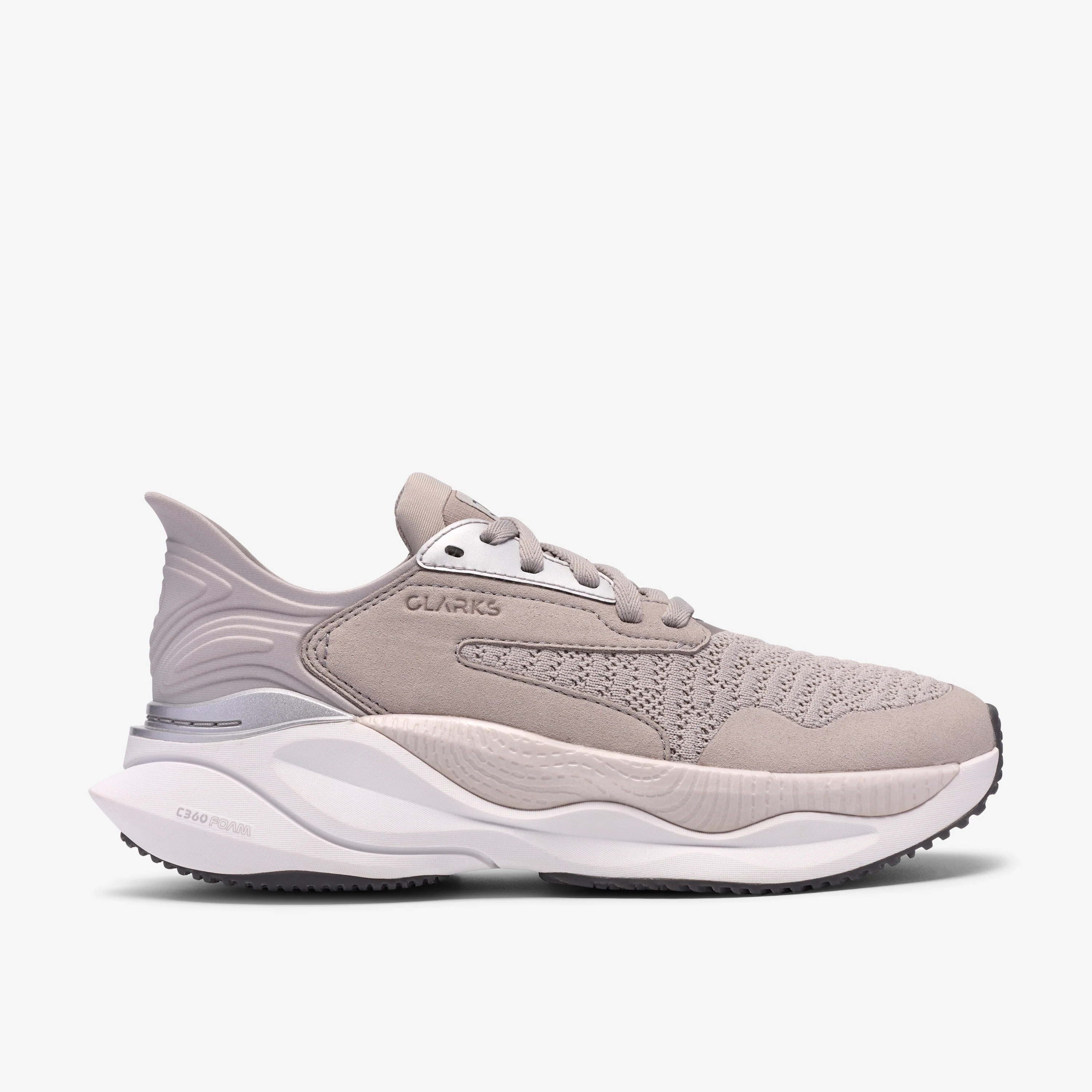 Clarks Pace Grey Combi - Image 2