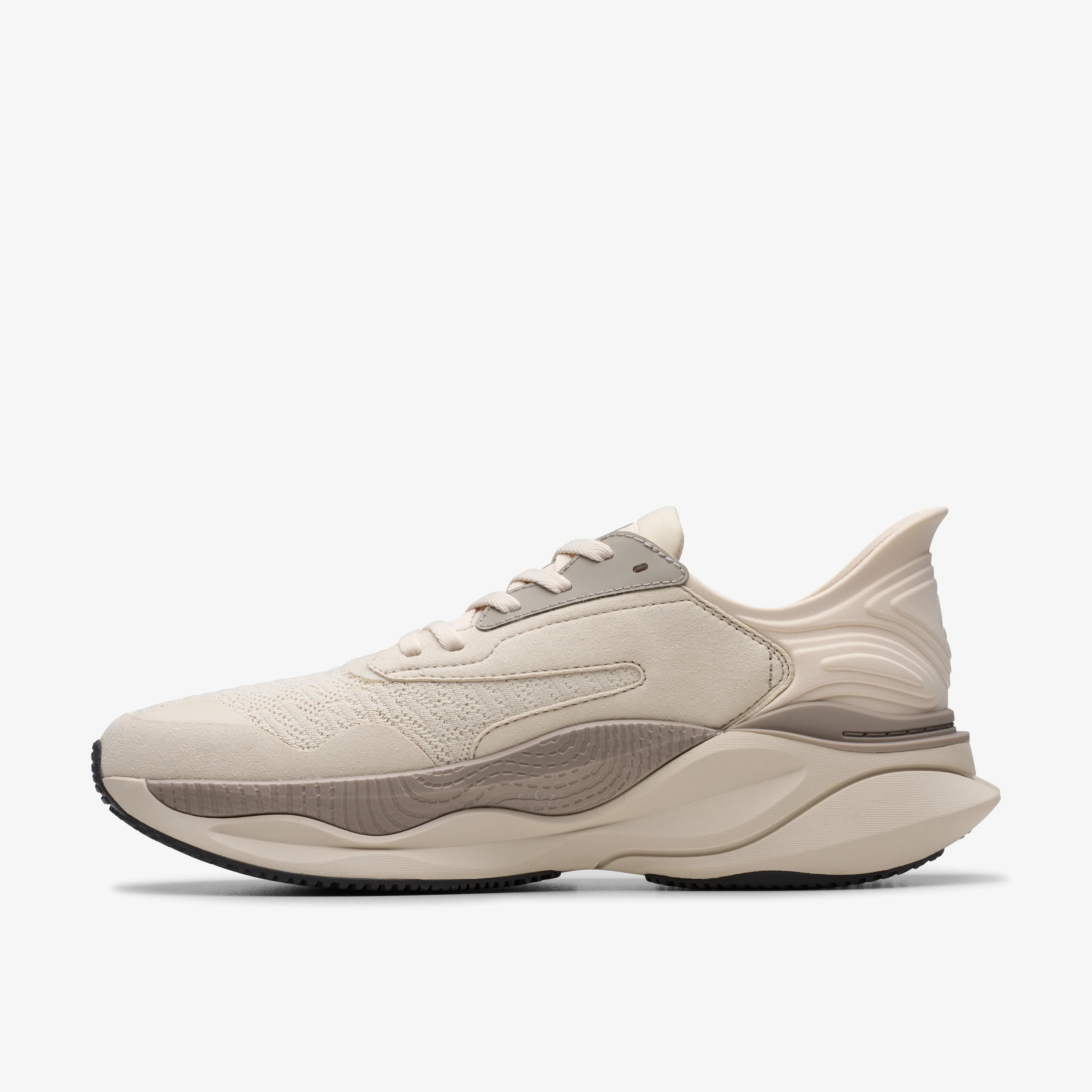 Clarks Pace Off White Combi - Image 3
