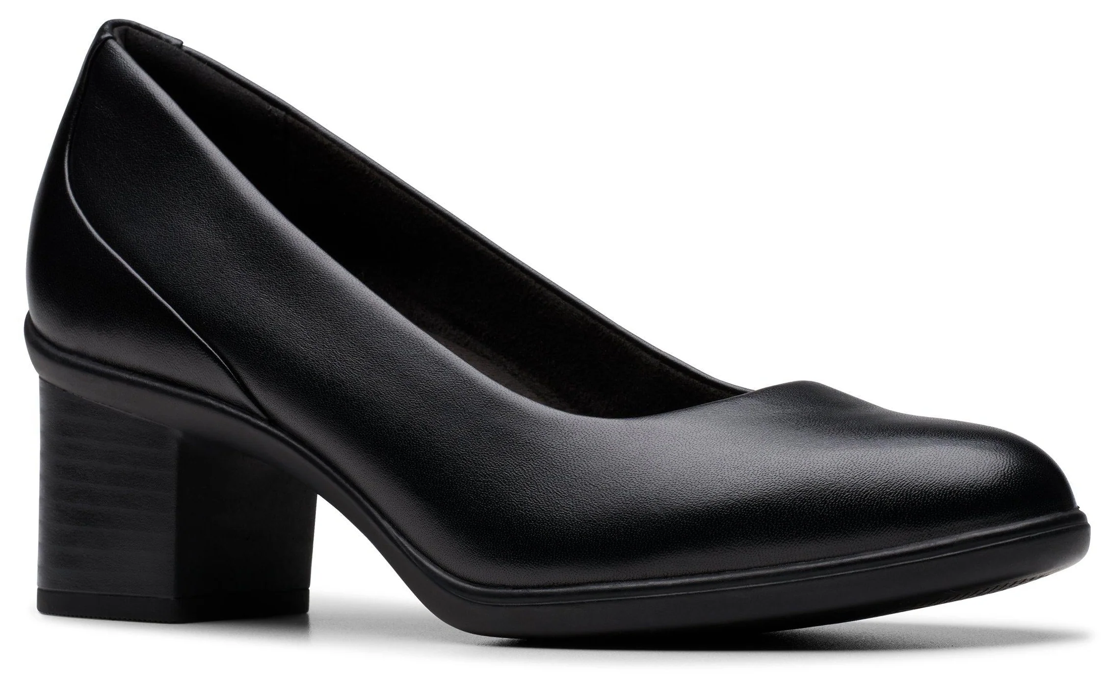 Shaya Poppy Leather Black