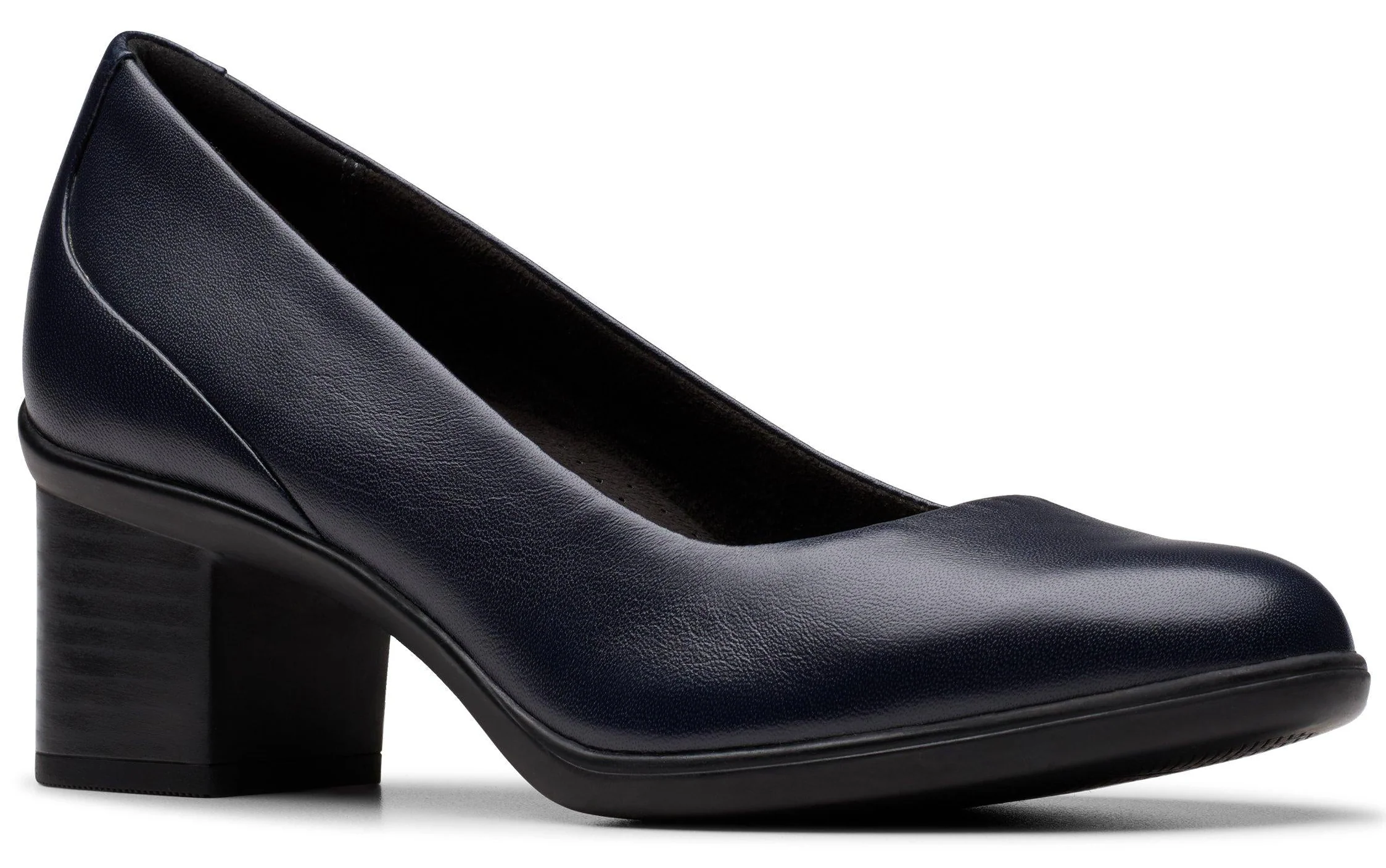 Shaya Poppy Leather Navy