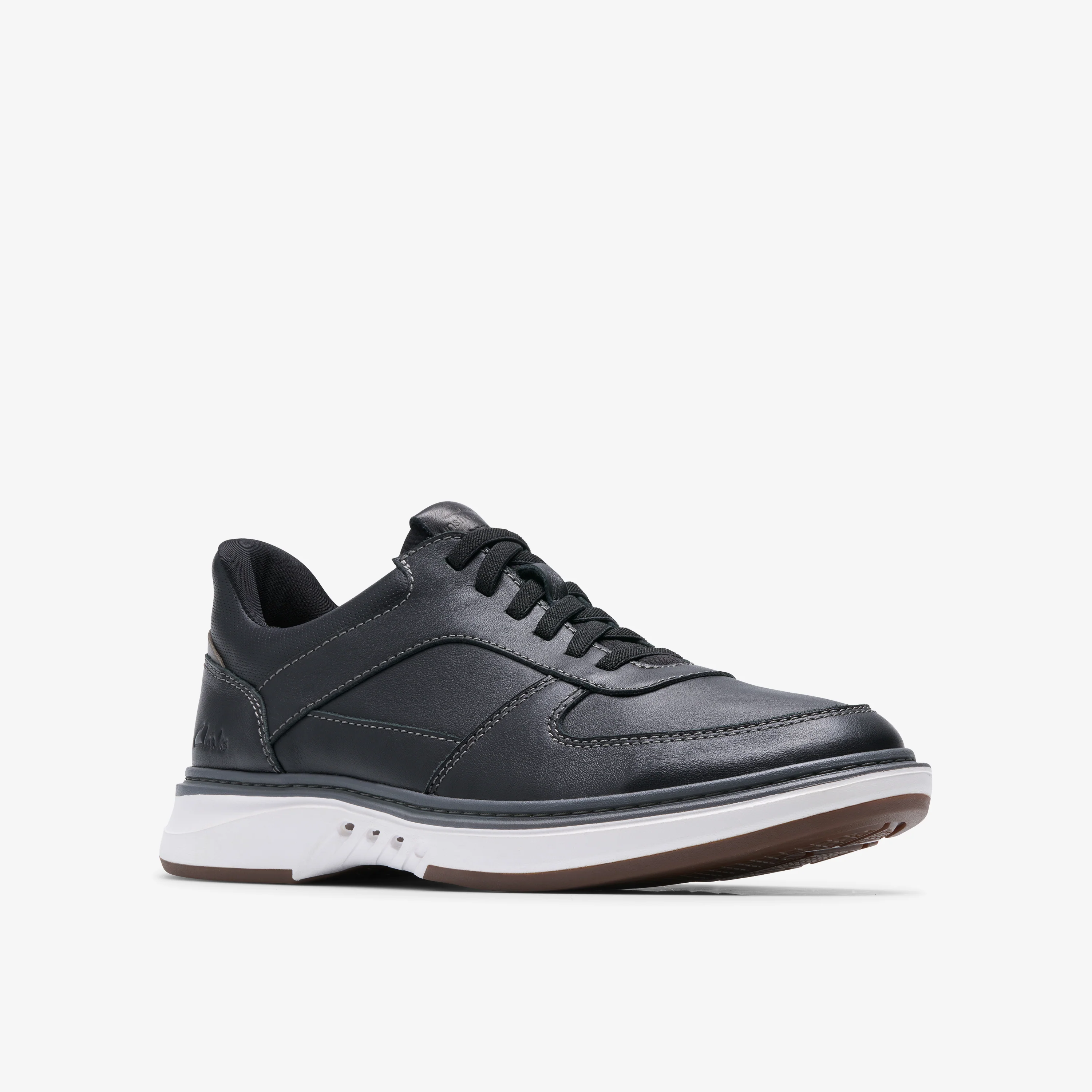 Un Briley Tie Black Leather