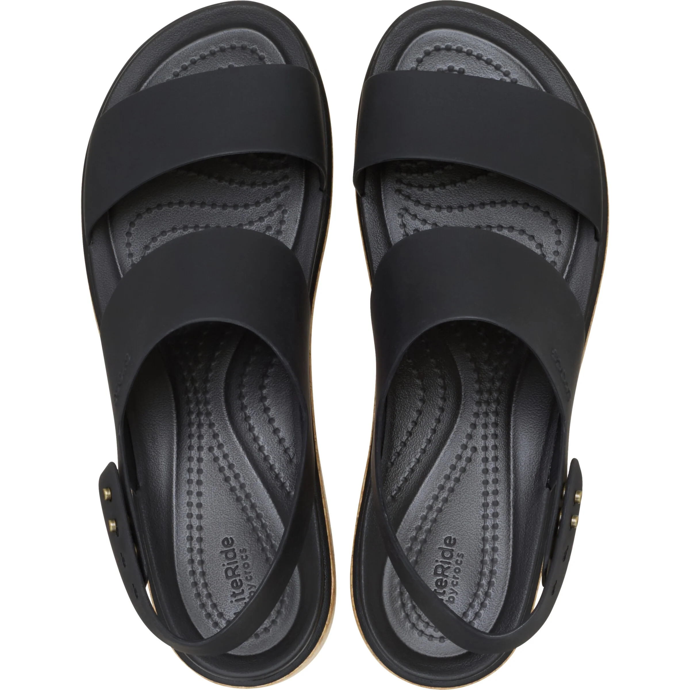 Brooklyn Cork Low Wedge Black - Image 5
