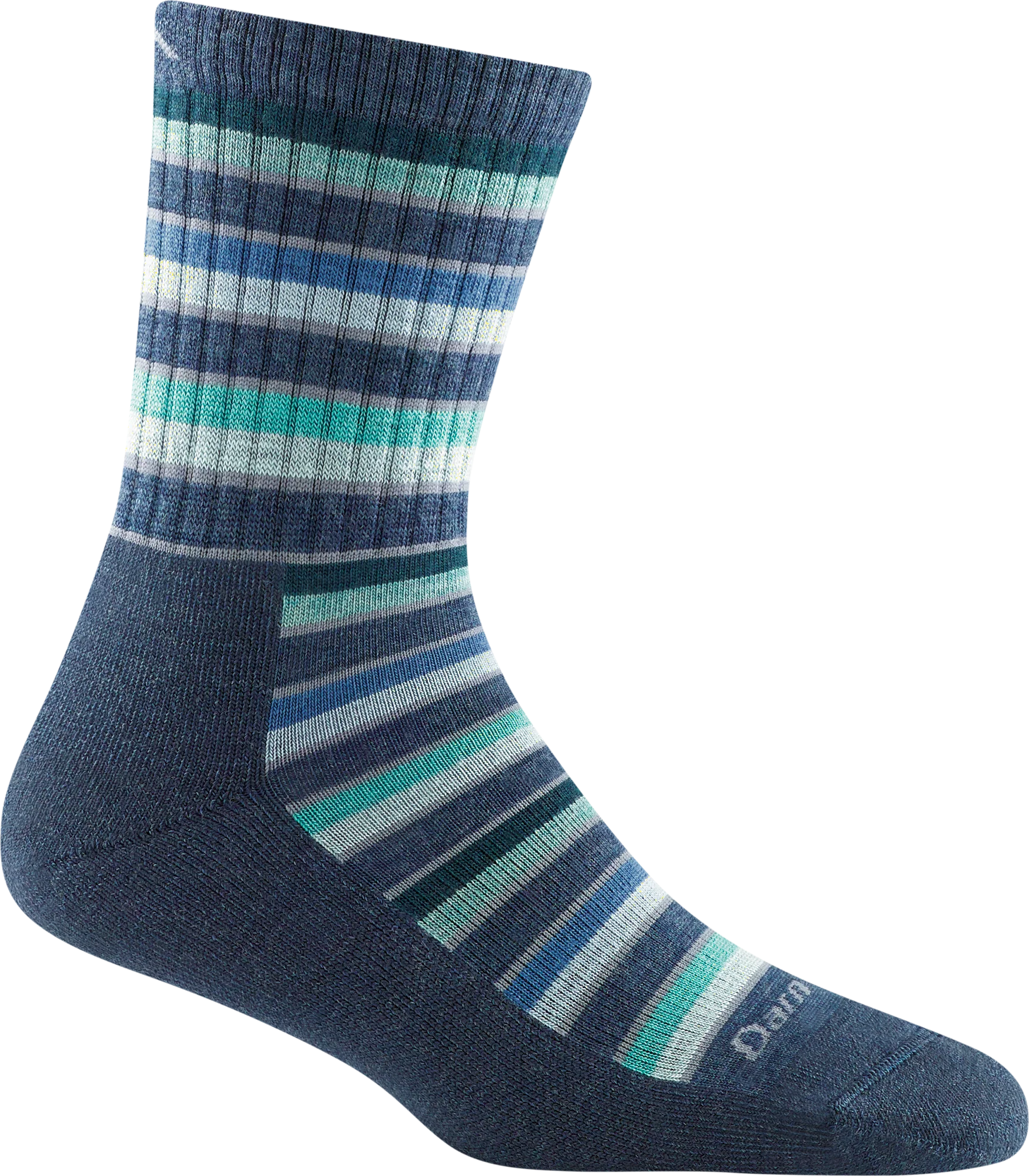 Decade Stripe Micro Crew Denim