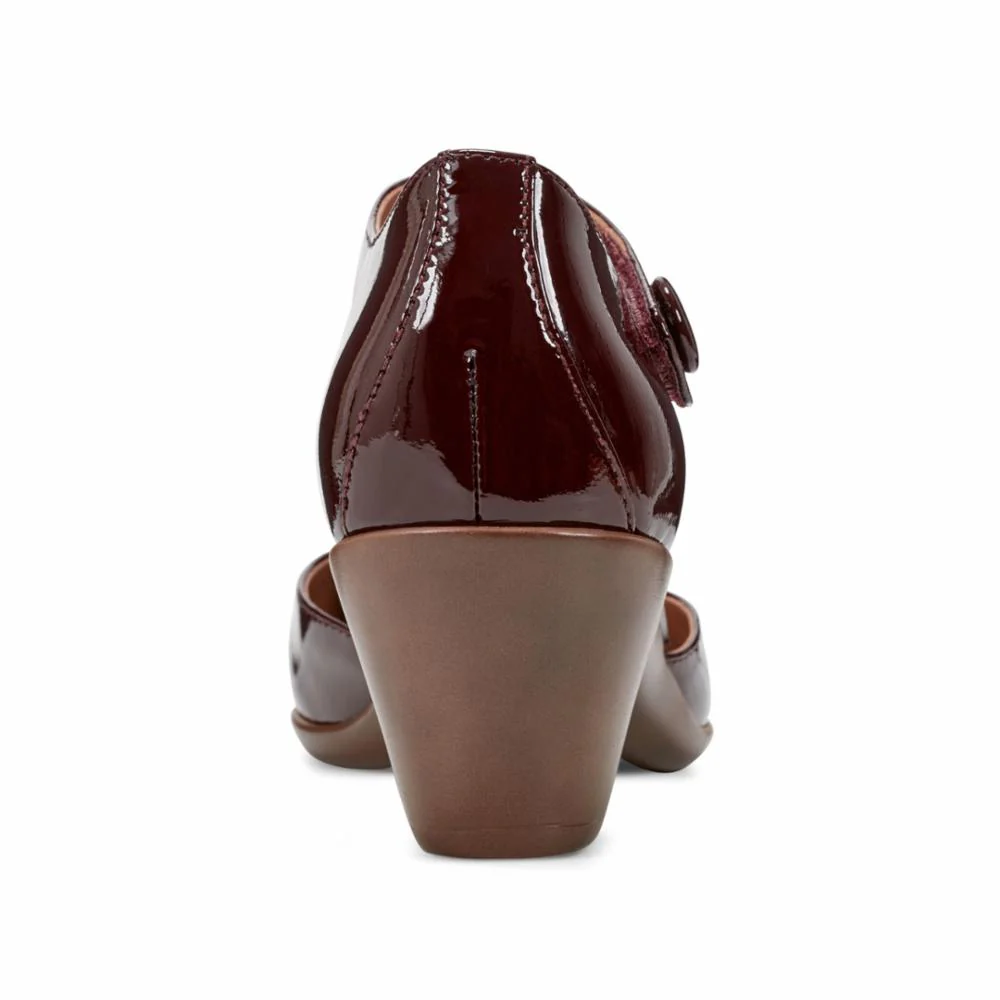 Clarice - Wine Red90025 - SFT Nappa Pat Red - Image 3
