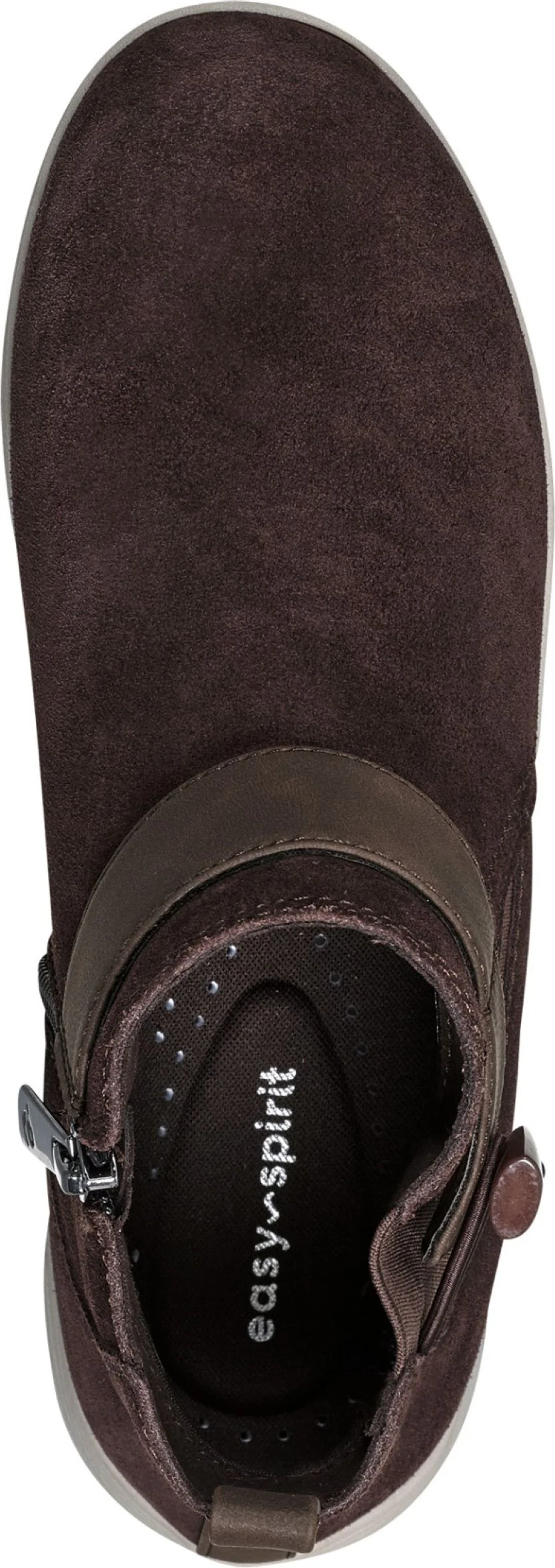 Hadely Suede Dark Brown - Image 4