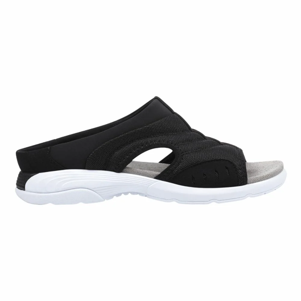 Traciee2 - Jet Black Wide - Mesh - Micro Suede Black - Image 2