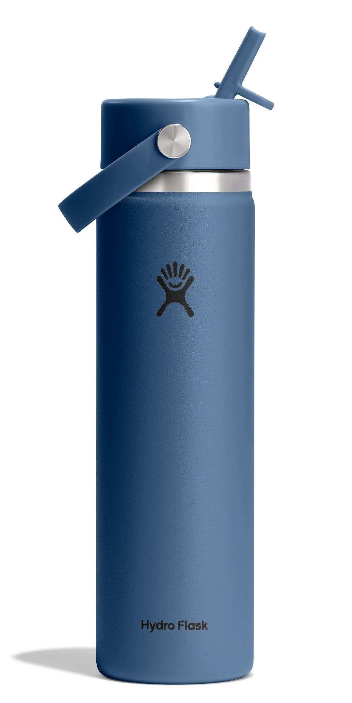 24oz Wide Flex Straw Cap Harbor Blue - Image 2