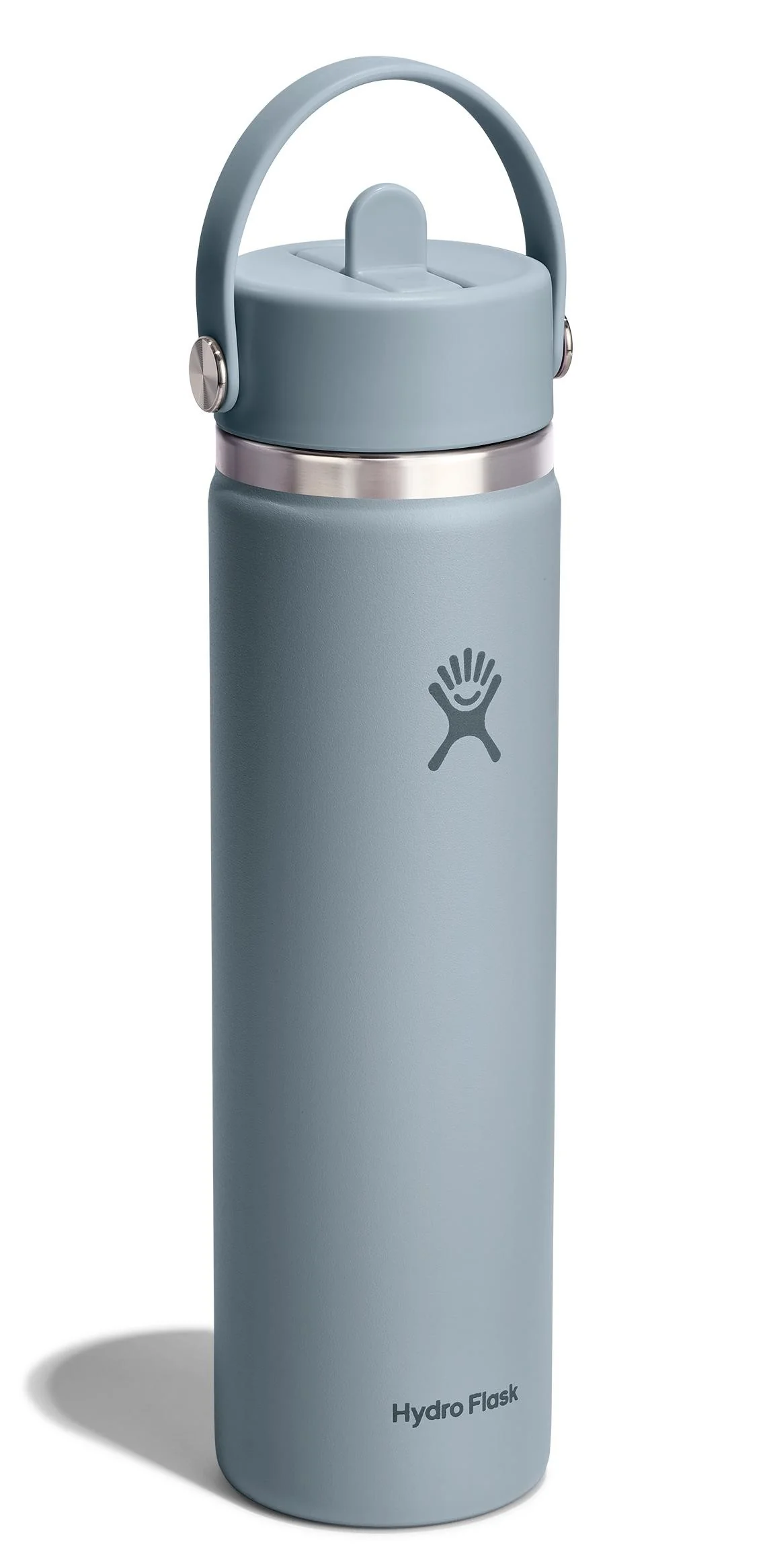 24oz Wide Flex Straw Cap Shale Gray