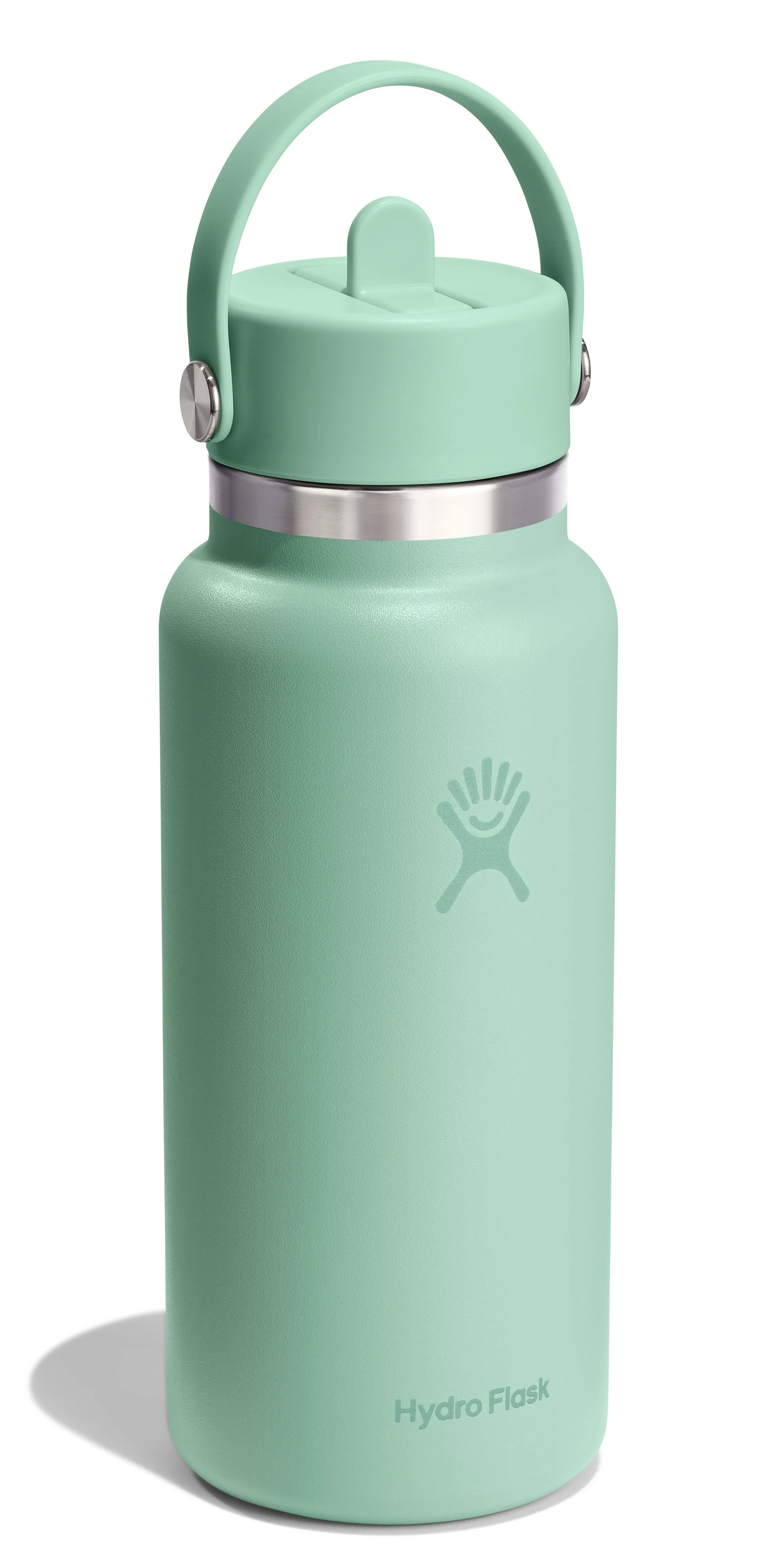 32oz Wide Flex Straw Cap Mermaid Green