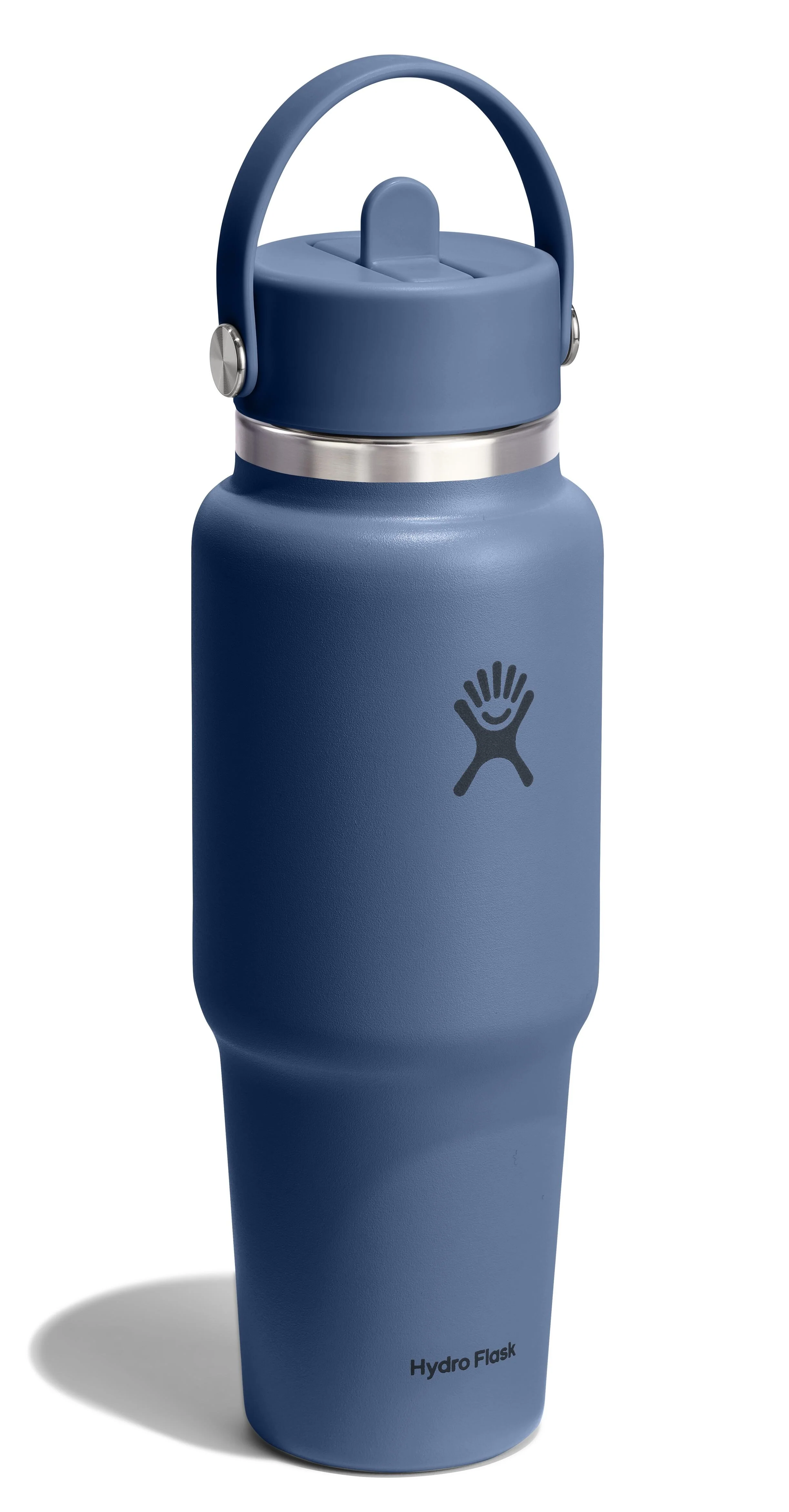 32oz Wide Flex Straw Travel Bottle Harbor Blue
