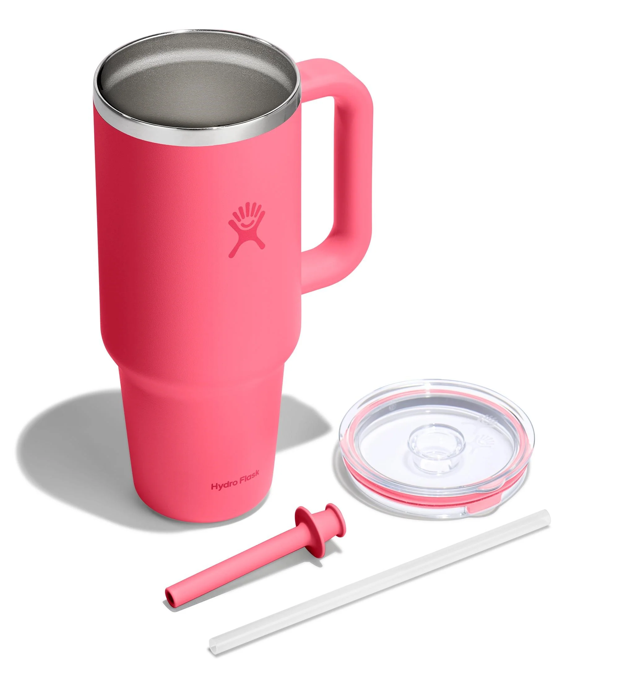 40oz Travel Tumbler Clear Lid Popstar Pink - Image 3