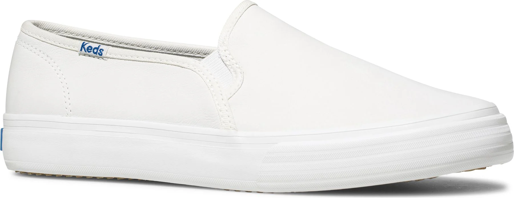 Double Decker Lthr White