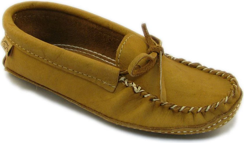 Ladies Moosehide Slipper - Cork - Made In Canada