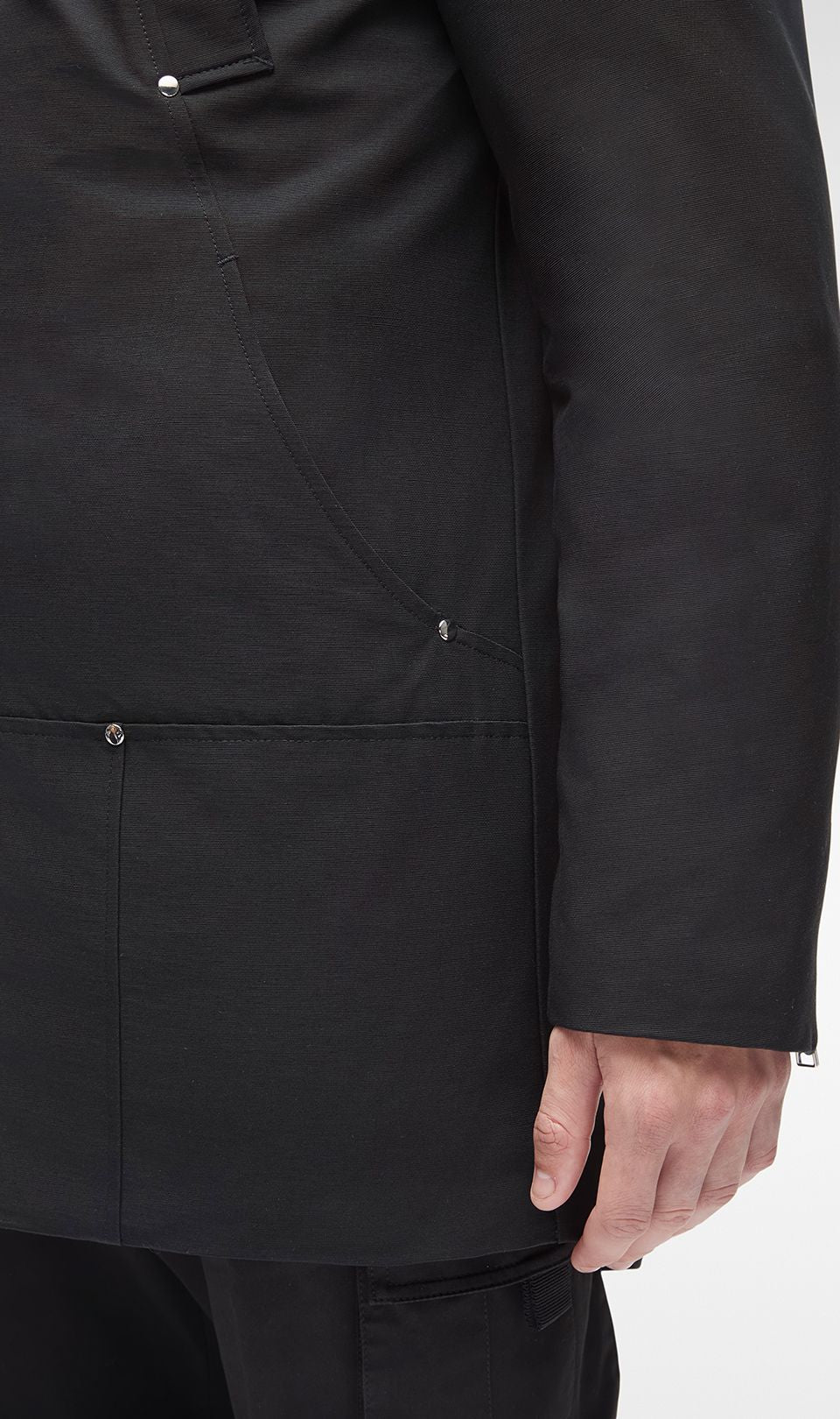 Stirling Parka Shearling Black Black - Image 7