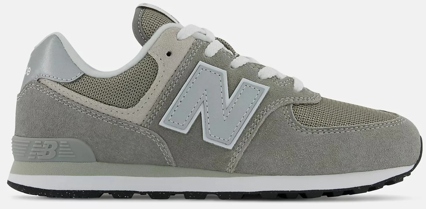 Grade School 574 Lace Grey