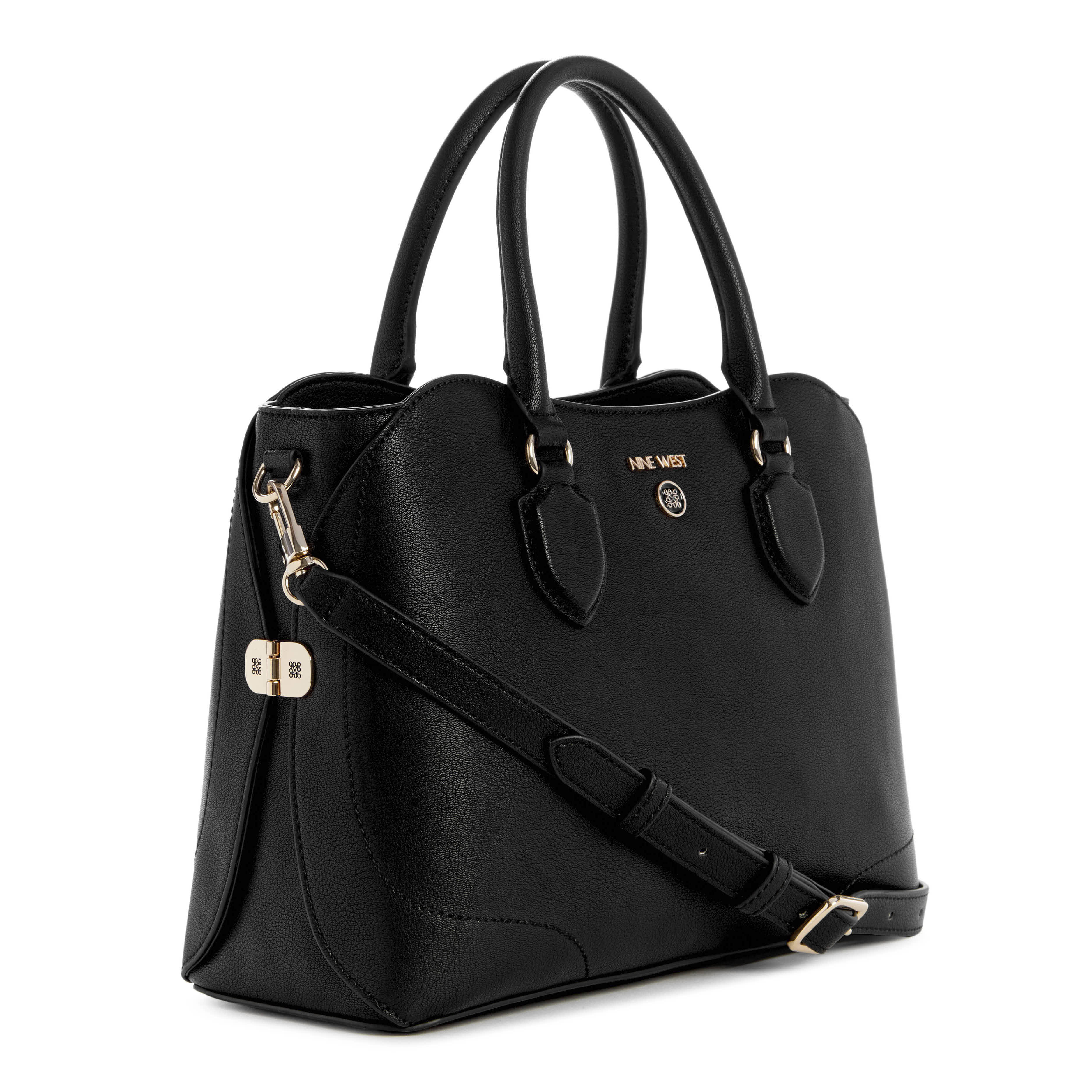 Brecken 2 Comp Satchel Black - Image 3