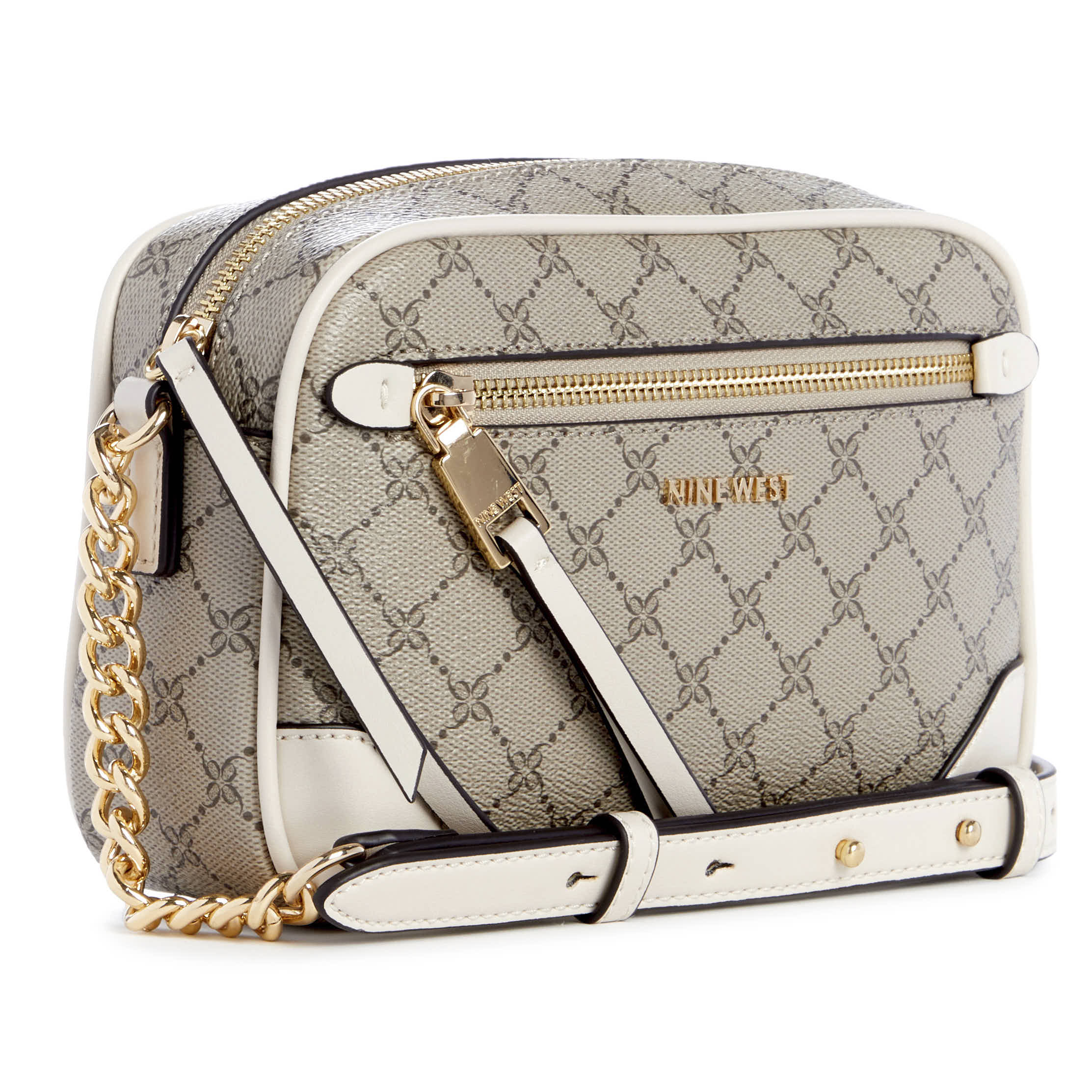 Brooklyn Crossbody Camera Beige Logo/Milk - Image 3
