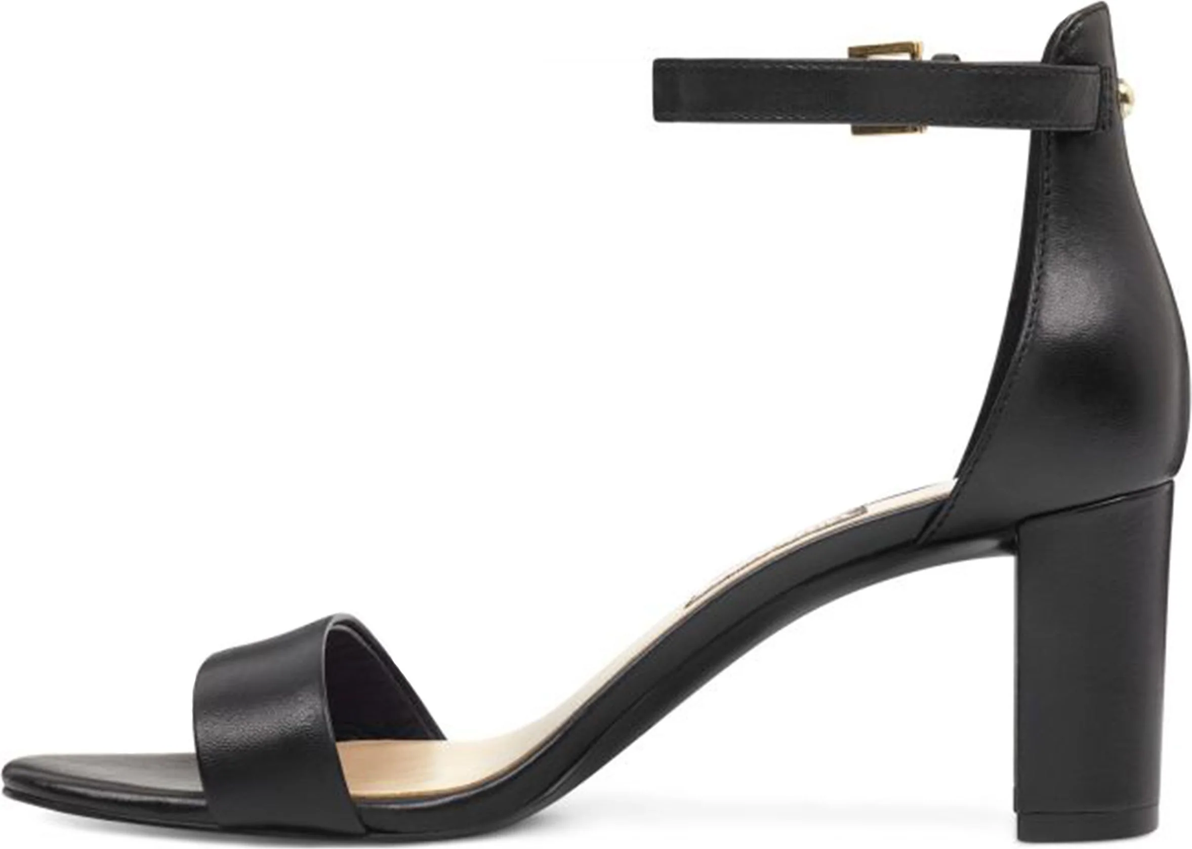 Pruce Black Ankle Strap Sandal - Image 3
