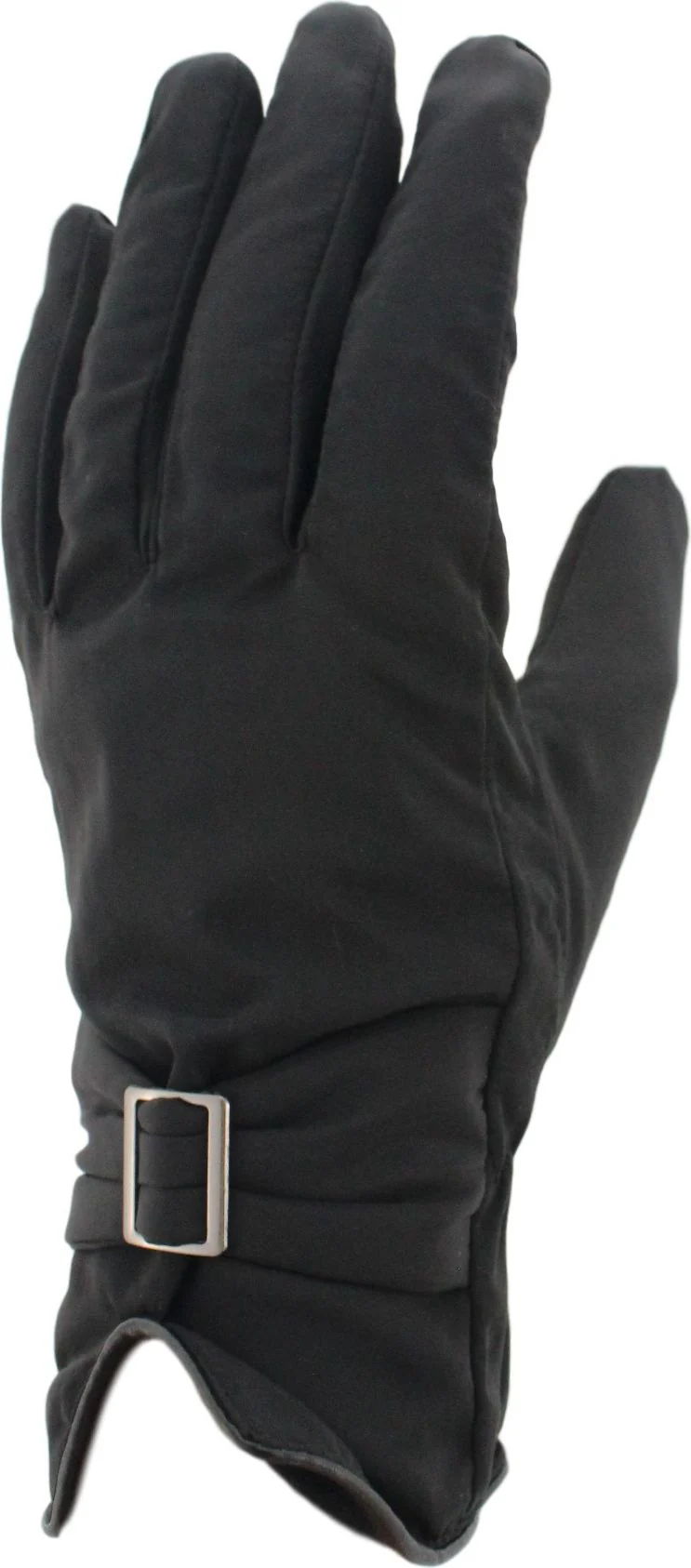 Nylon Glove With Fiberfill And Buckle Black