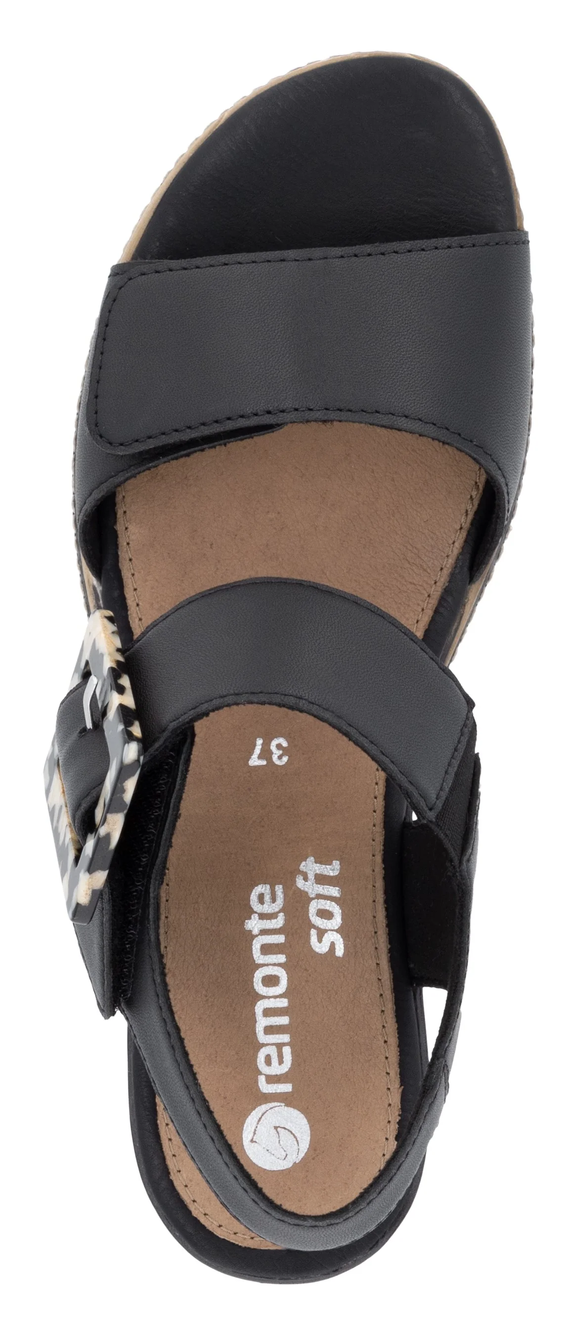 Black 2 Strap Wedge - Image 3