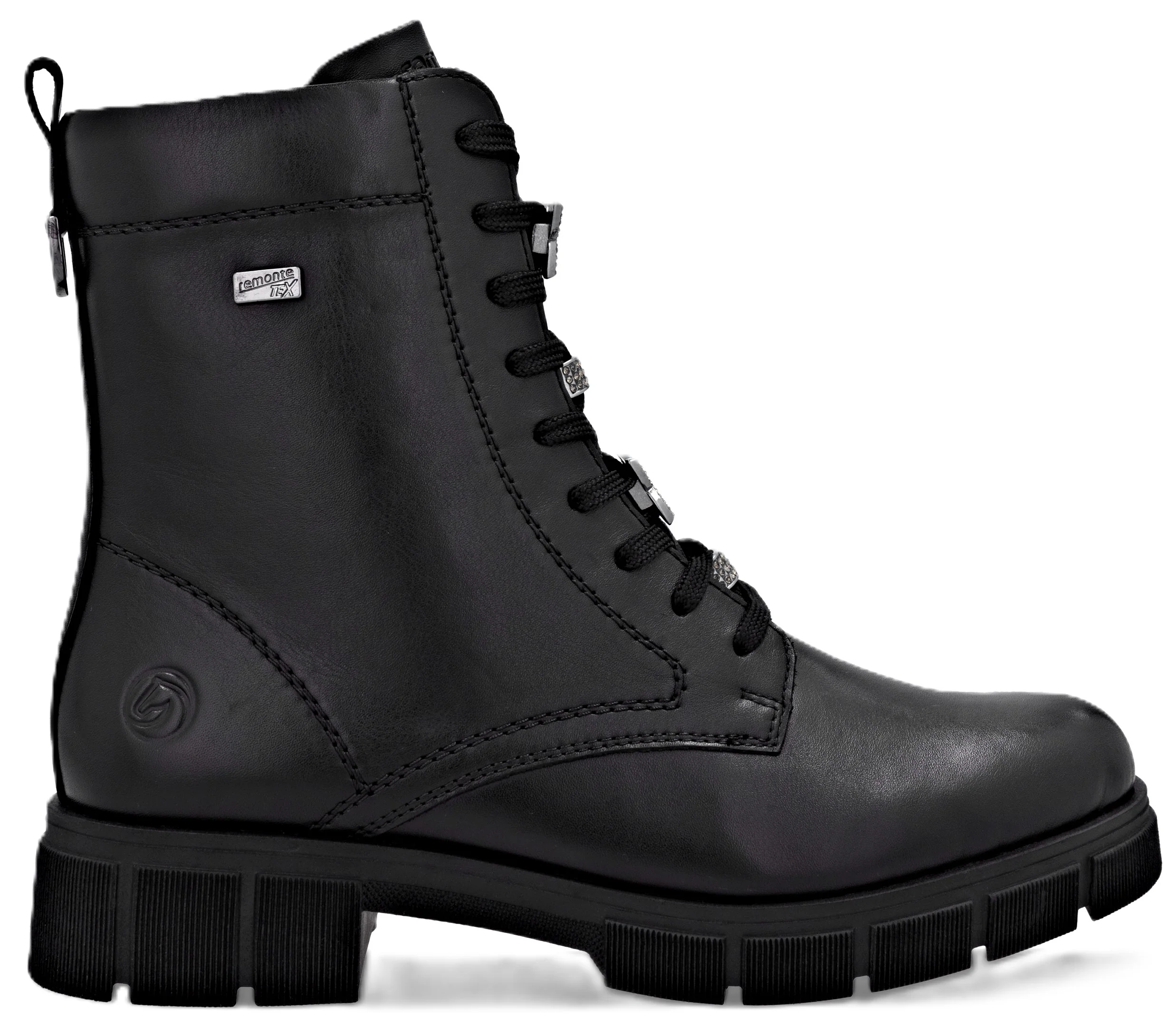 Black Lace Up Boot