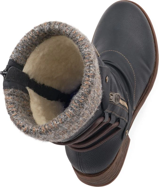 Black Side Zip Boot - Image 5
