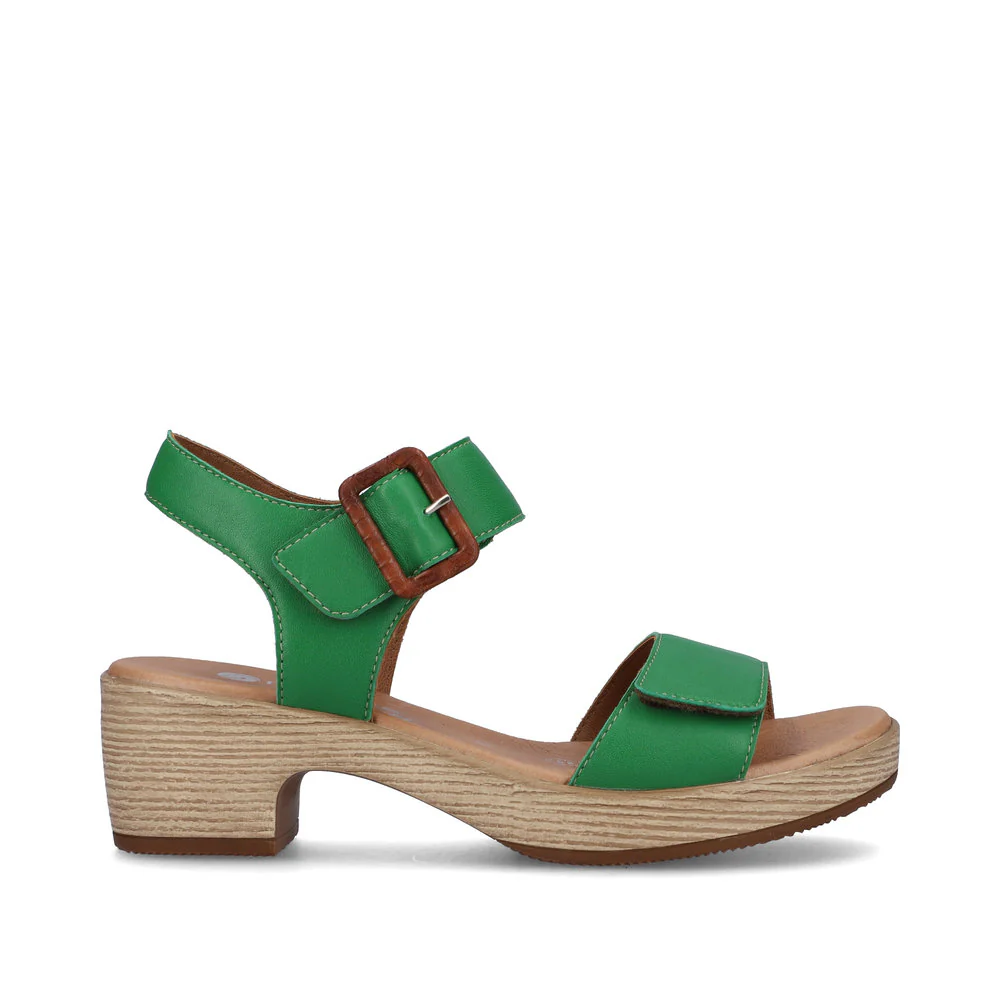Green Heeled Sandal - Image 2