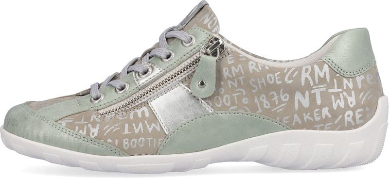 Mint Pattern Lace Up - Image 3