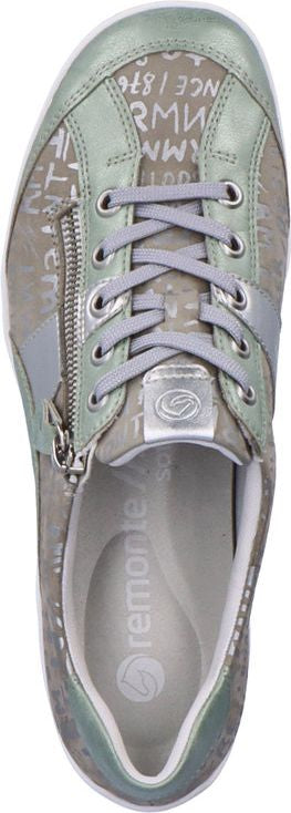 Mint Pattern Lace Up - Image 4