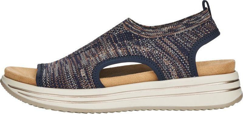 Navy Knit Sandal - Image 3