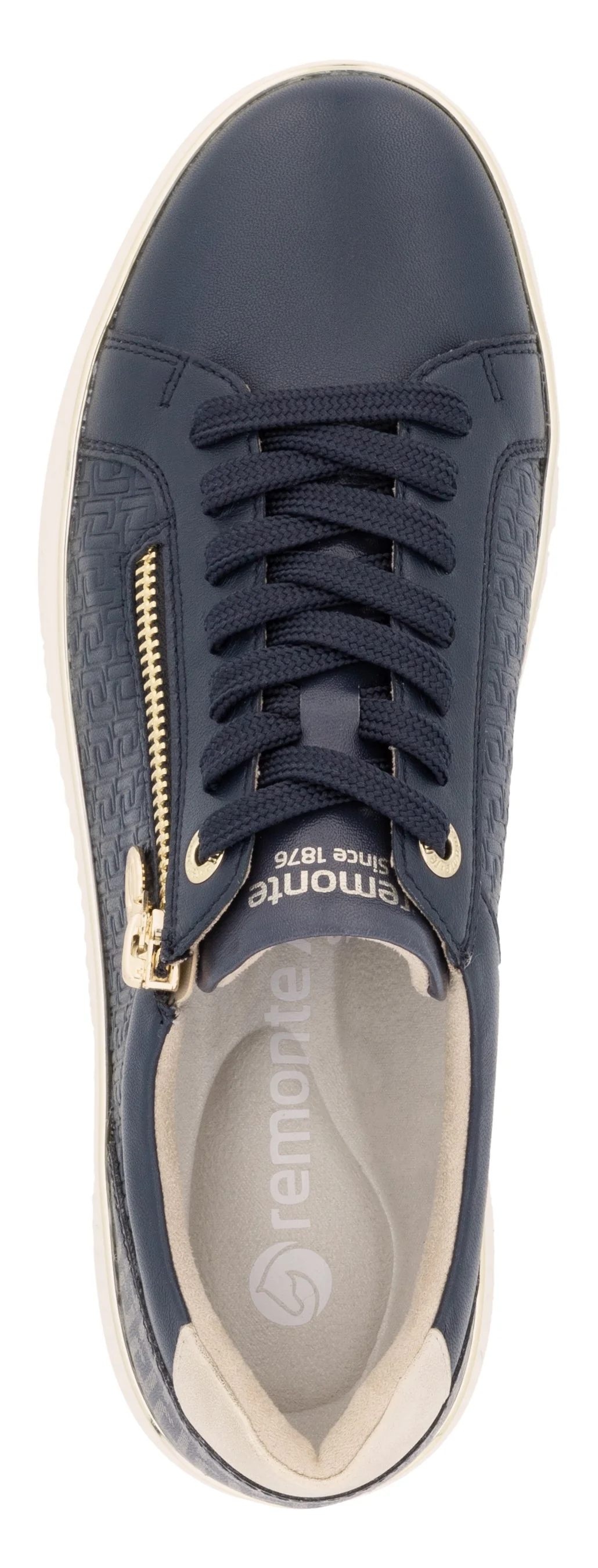 Pacific Blue Lace Up W Side Zip - Image 3