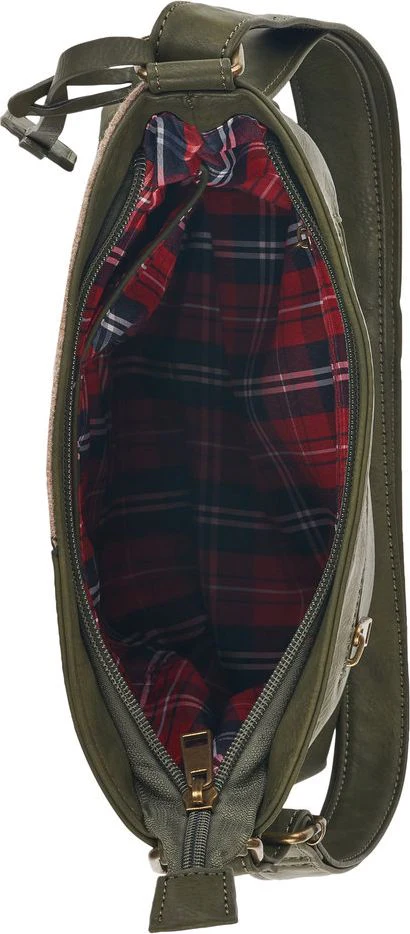 Purse Green With Off White/Brown - Image 6
