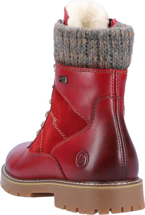 Red Lace Up Hiker - Image 5