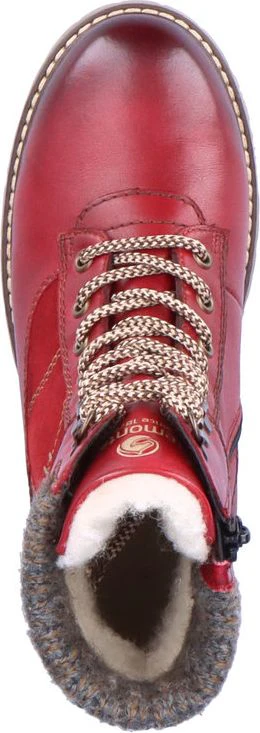 Red Lace Up Hiker - Image 6