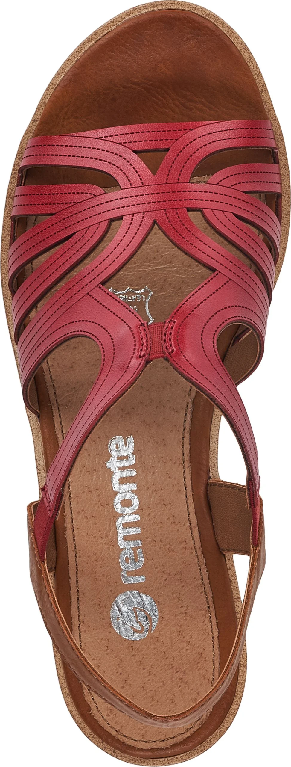 Red Wedge Sandal - Image 5
