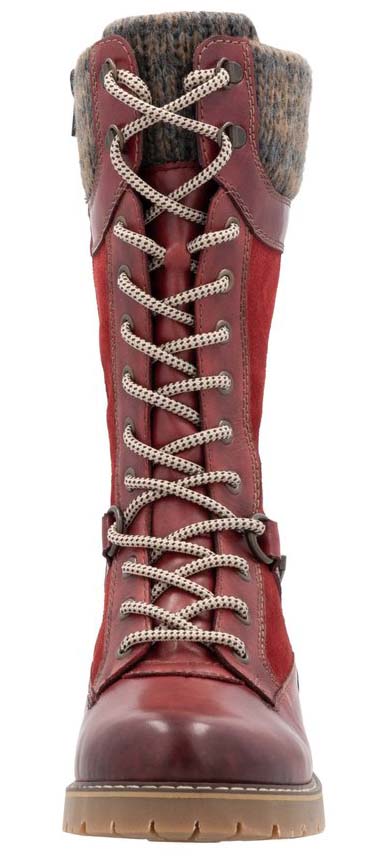 Tall Red Flip Grip Boot - Image 4