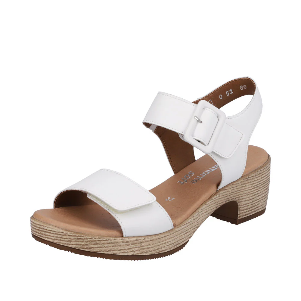 White Heeled Sandal