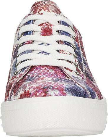 White Multi Flower Lace Up - Image 4